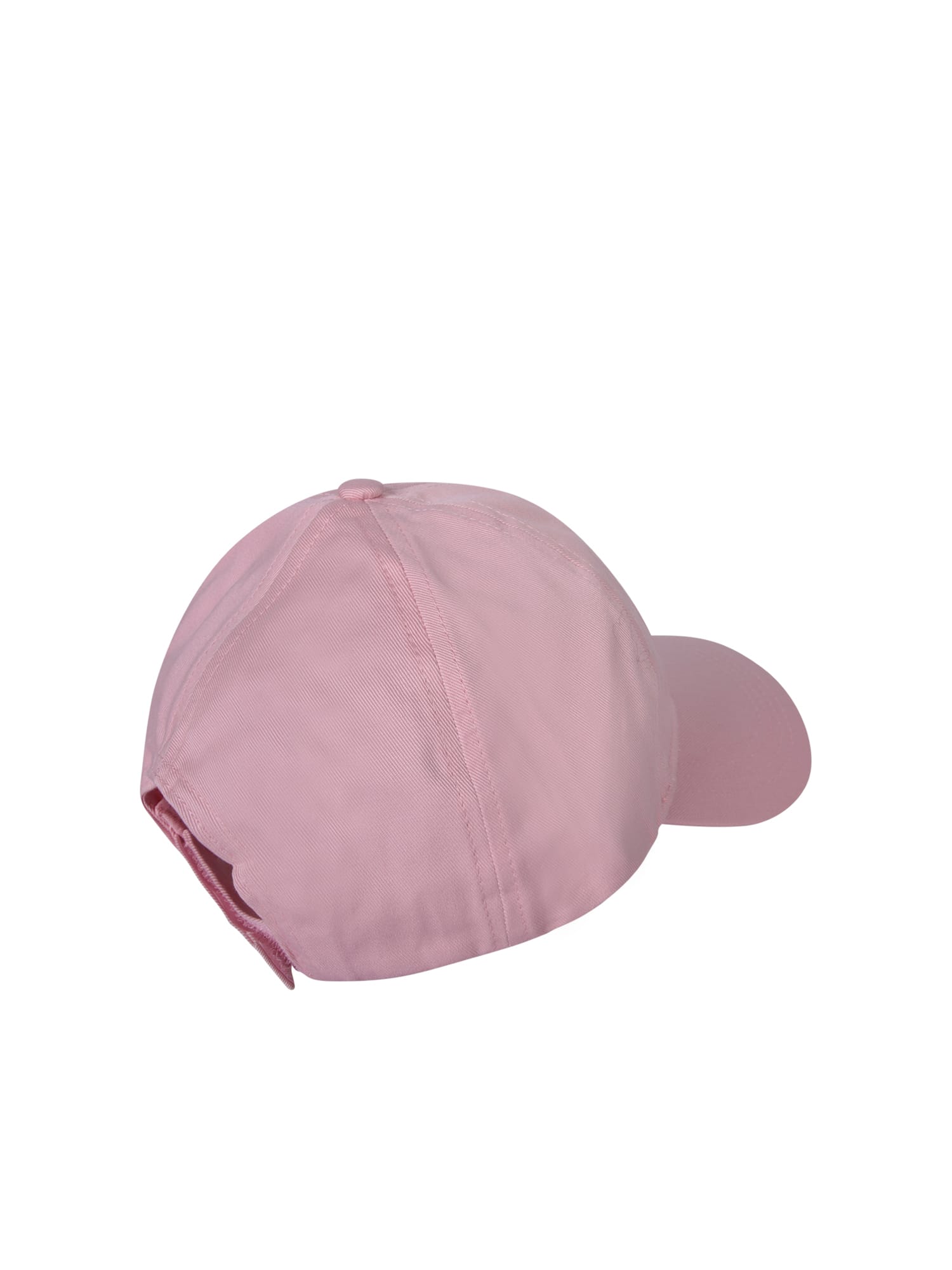 Shop Ganni Logo Pink Baseball Cap In Purple