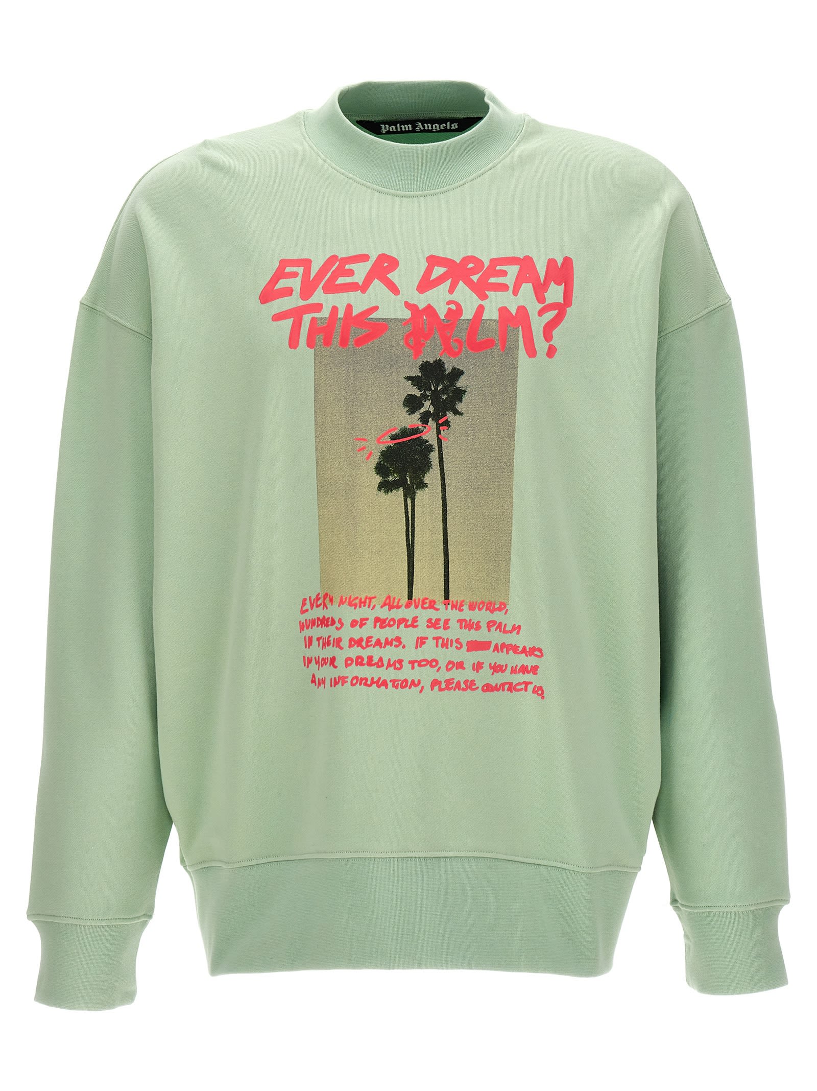 Shop Palm Angels Palm Dream Sweatshirt In Green