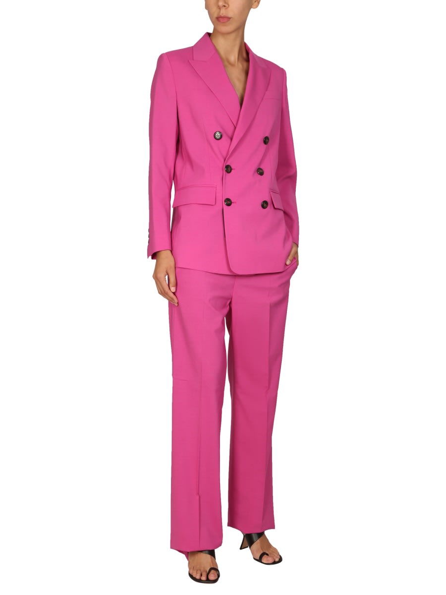 Shop Dsquared2 Blazer New Yorker In Fuchsia