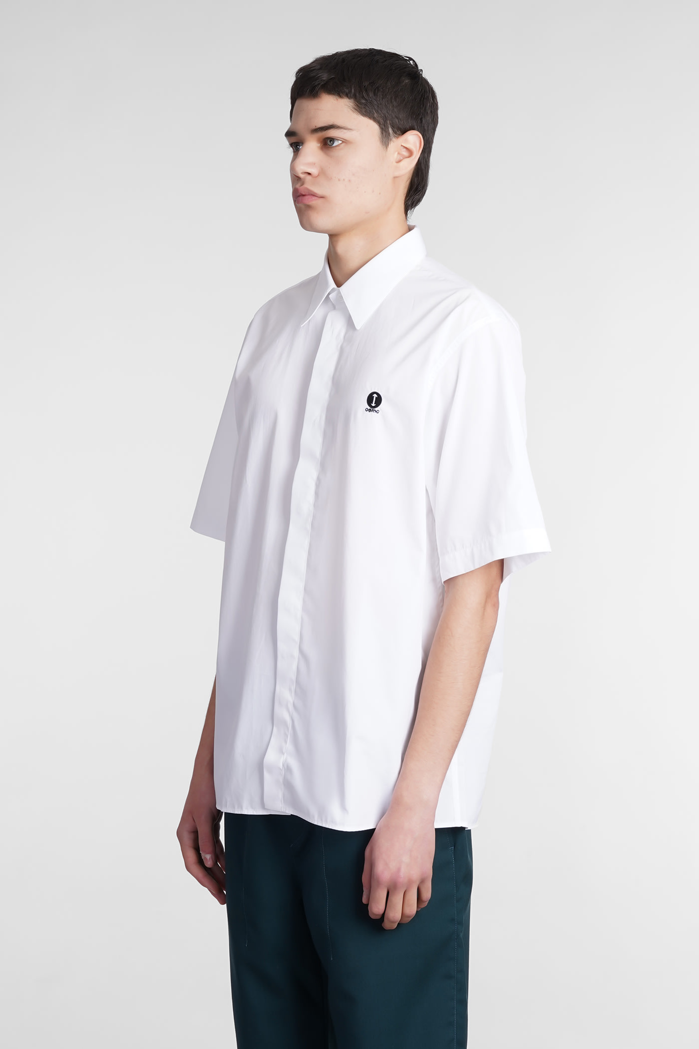 OAMC Studio Shirt In White Cotton | Smart Closet