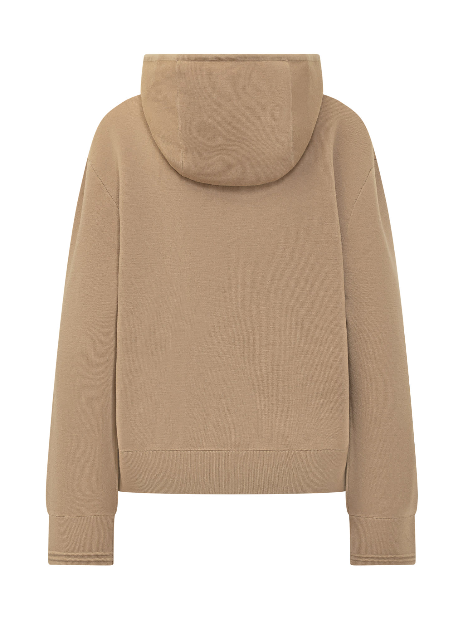 Shop Burberry Hoodie In Sand