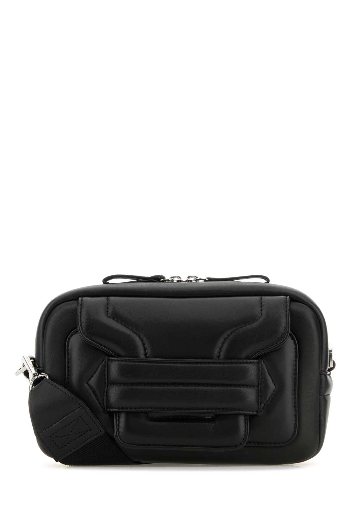 Pierre Hardy Black Leather Alpha Box Crossbody Bag