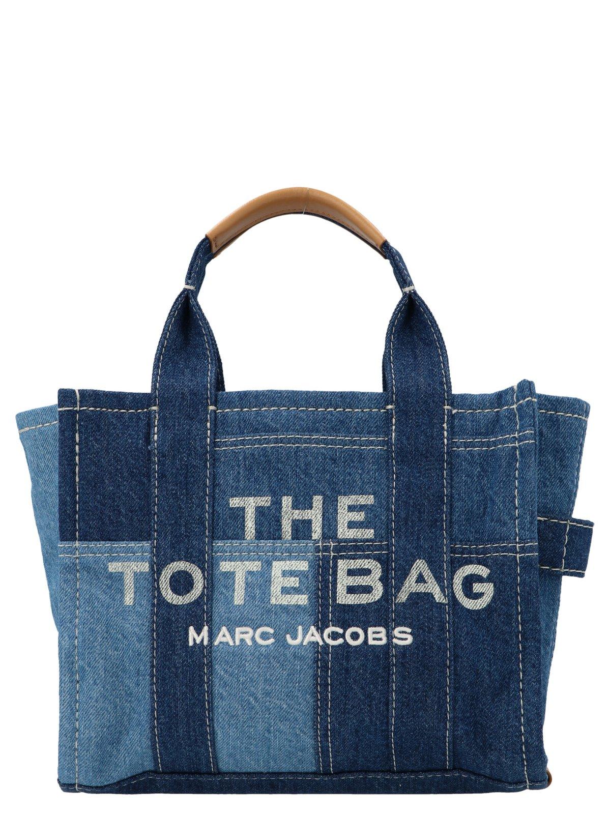 Shop Marc Jacobs The Denim Mini Tote Bag In Blue Denim