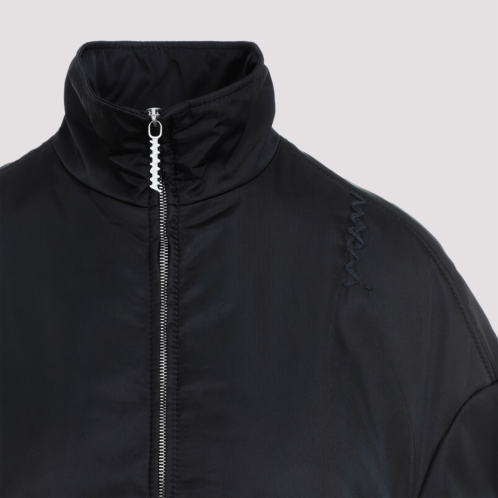 Shop Marni Polyamide Jacket In Black