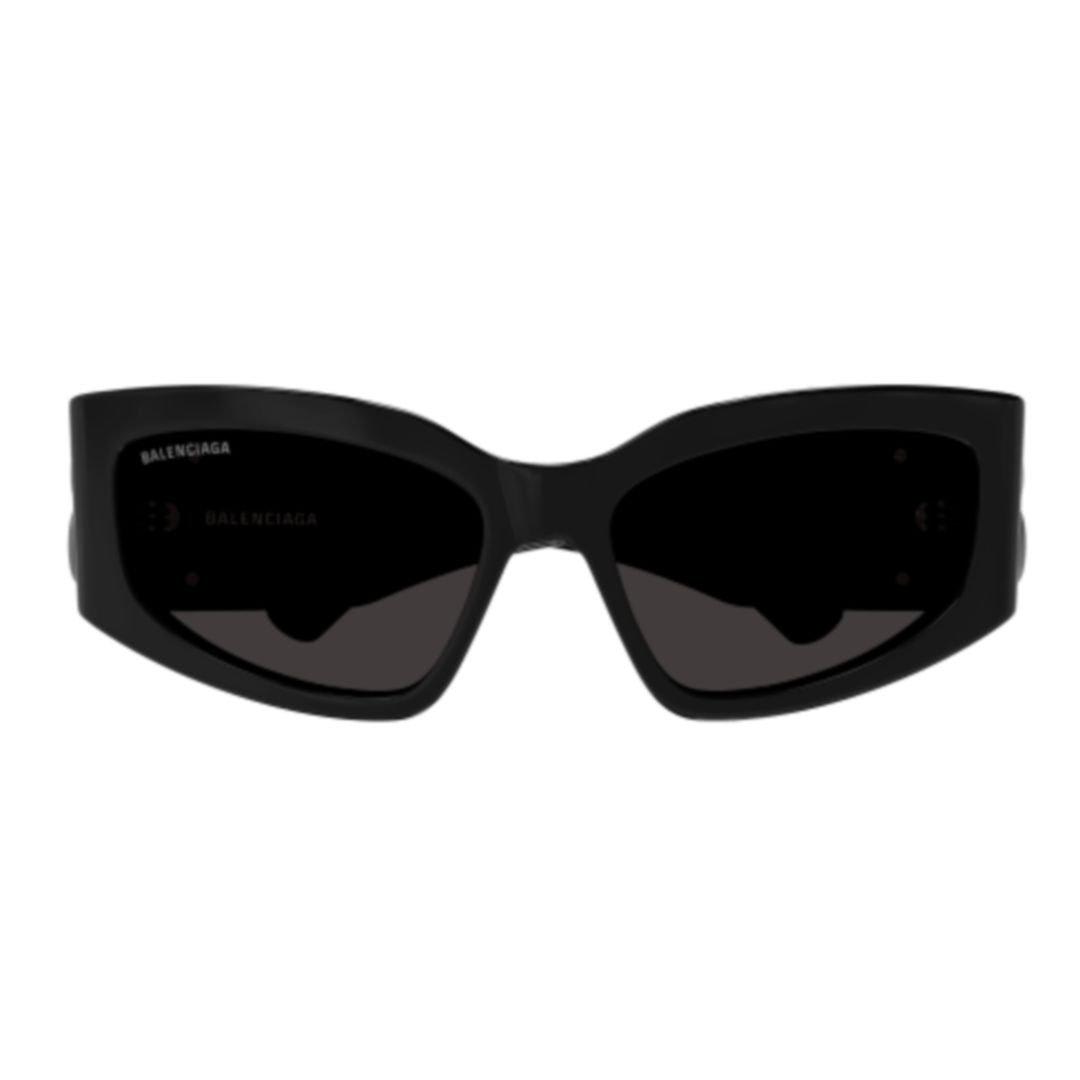 Balenciaga Cat-eye Frame Sunglasses In Black-black-grey