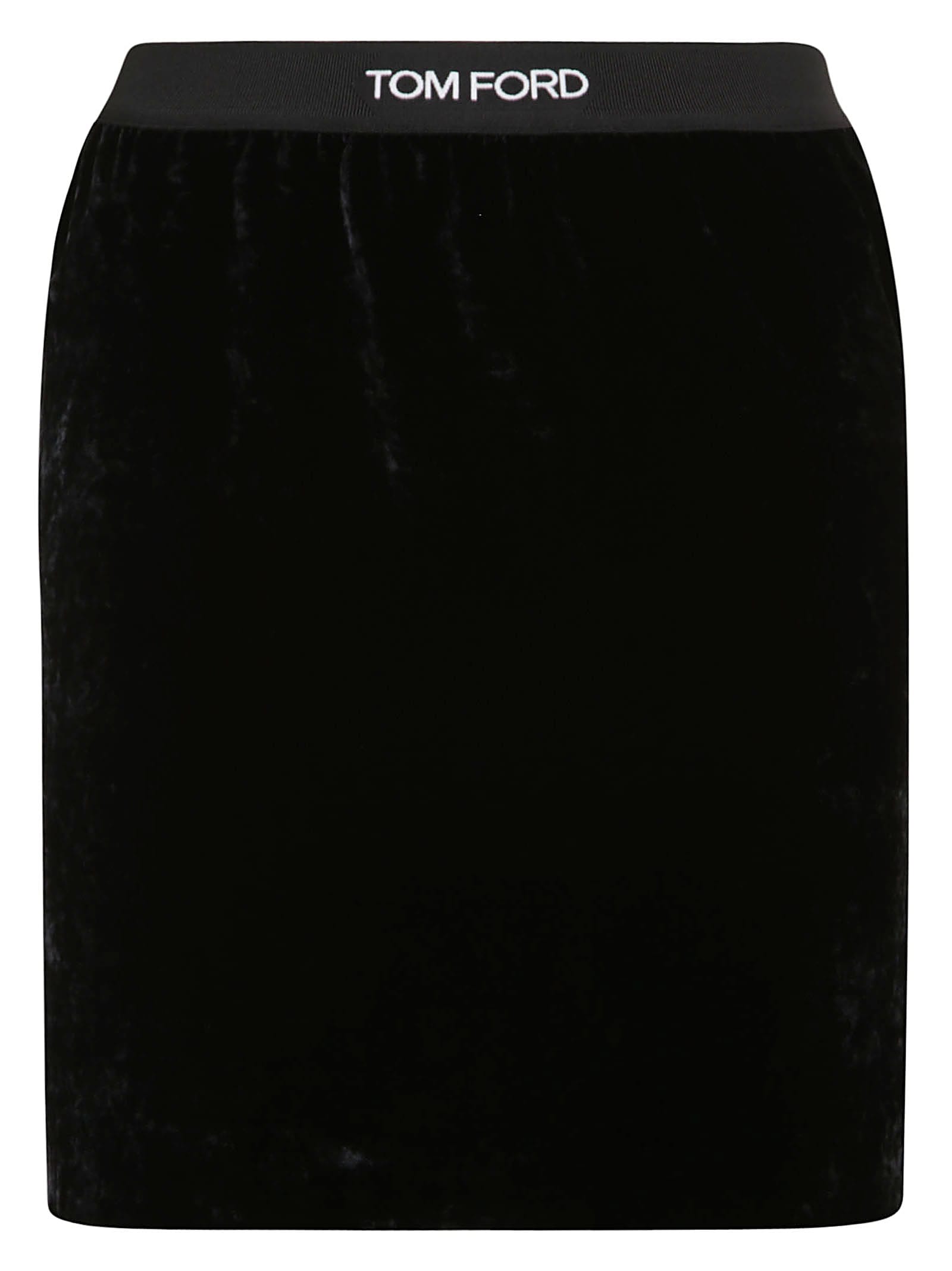 Tom Ford Logo Waist Plain Skirt