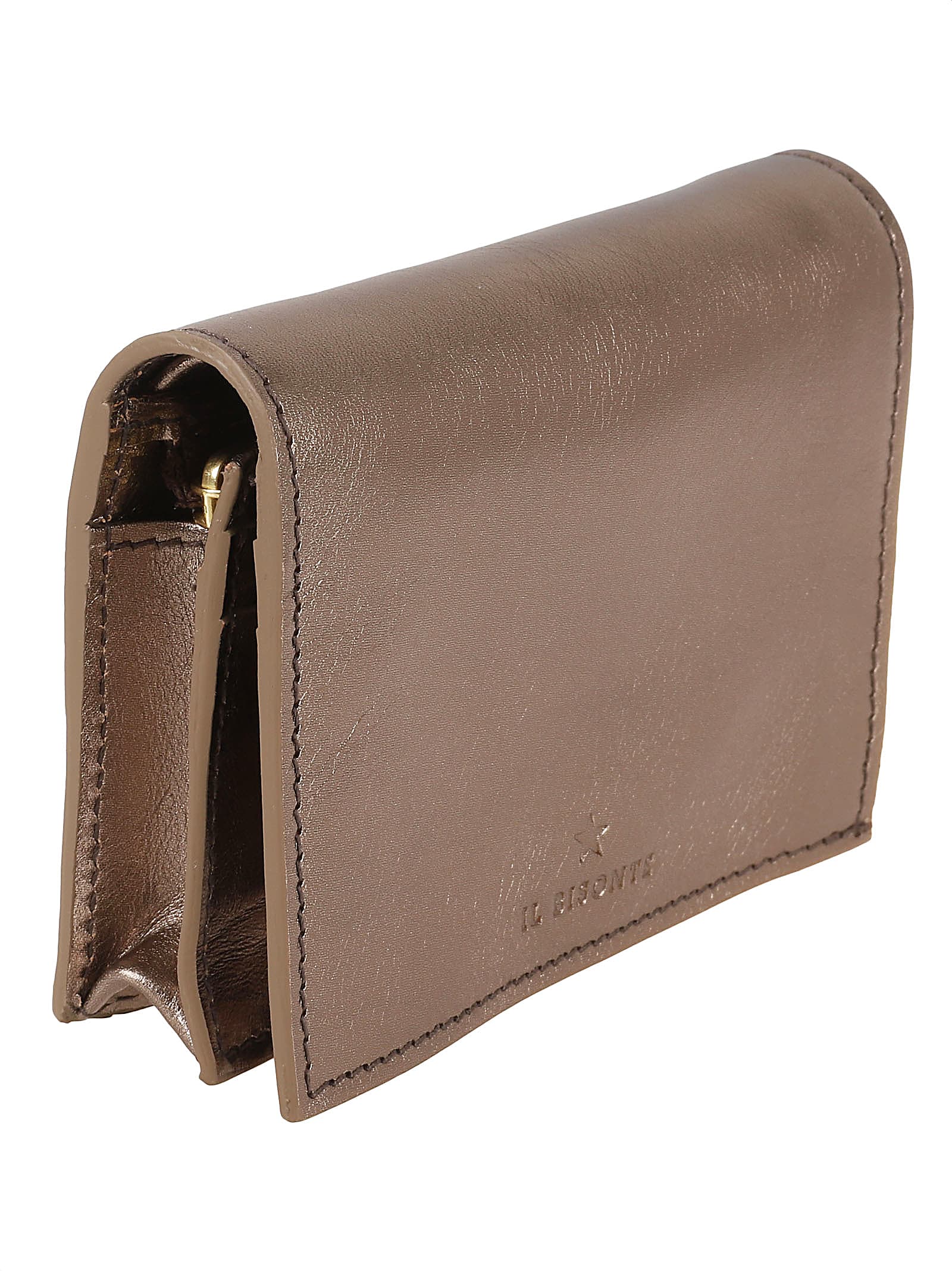 Shop Il Bisonte Small Oliveta Wallet In Bronze