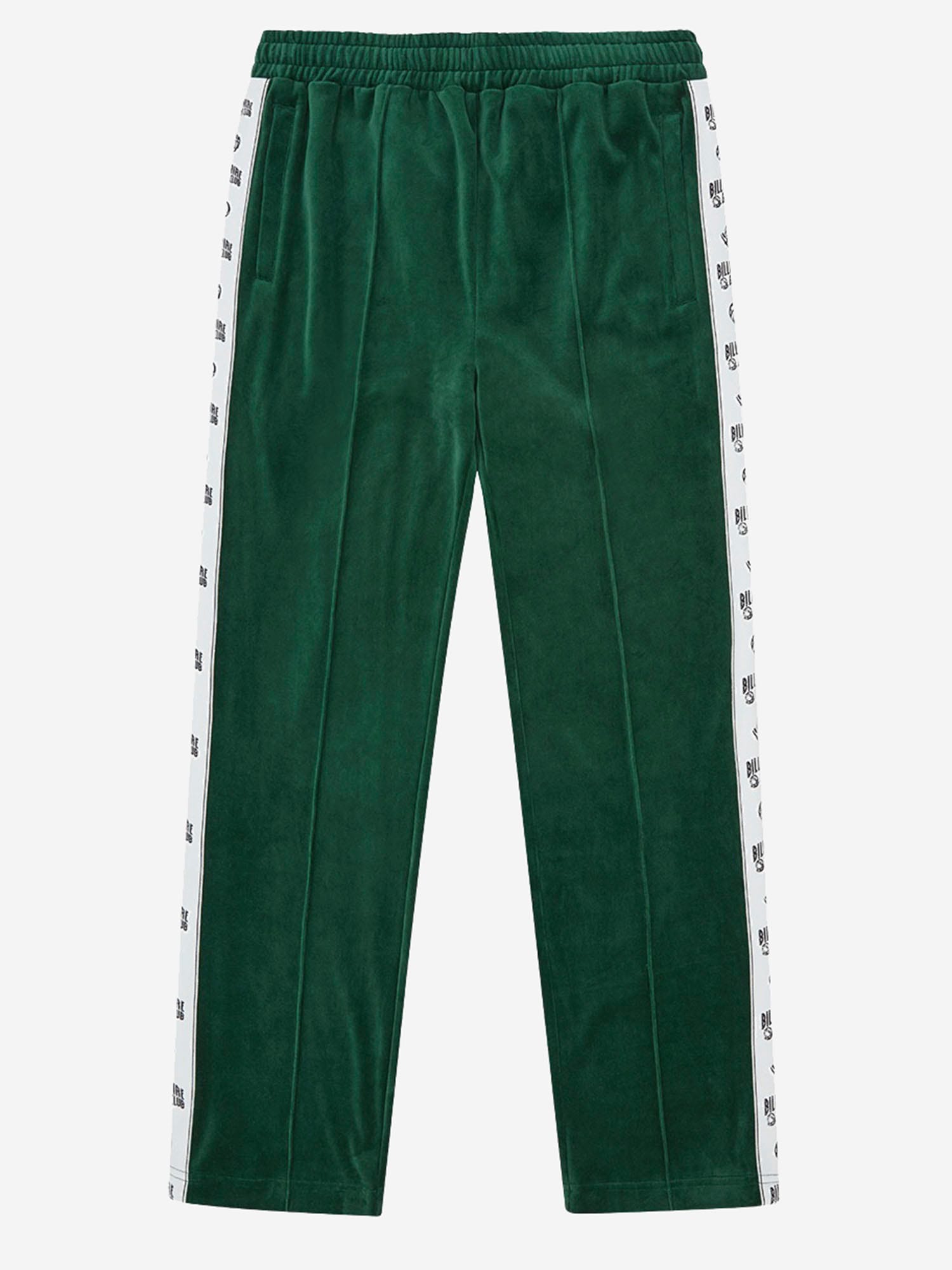 Billionaire Cotton Blend Trousers With Side Strips In Green