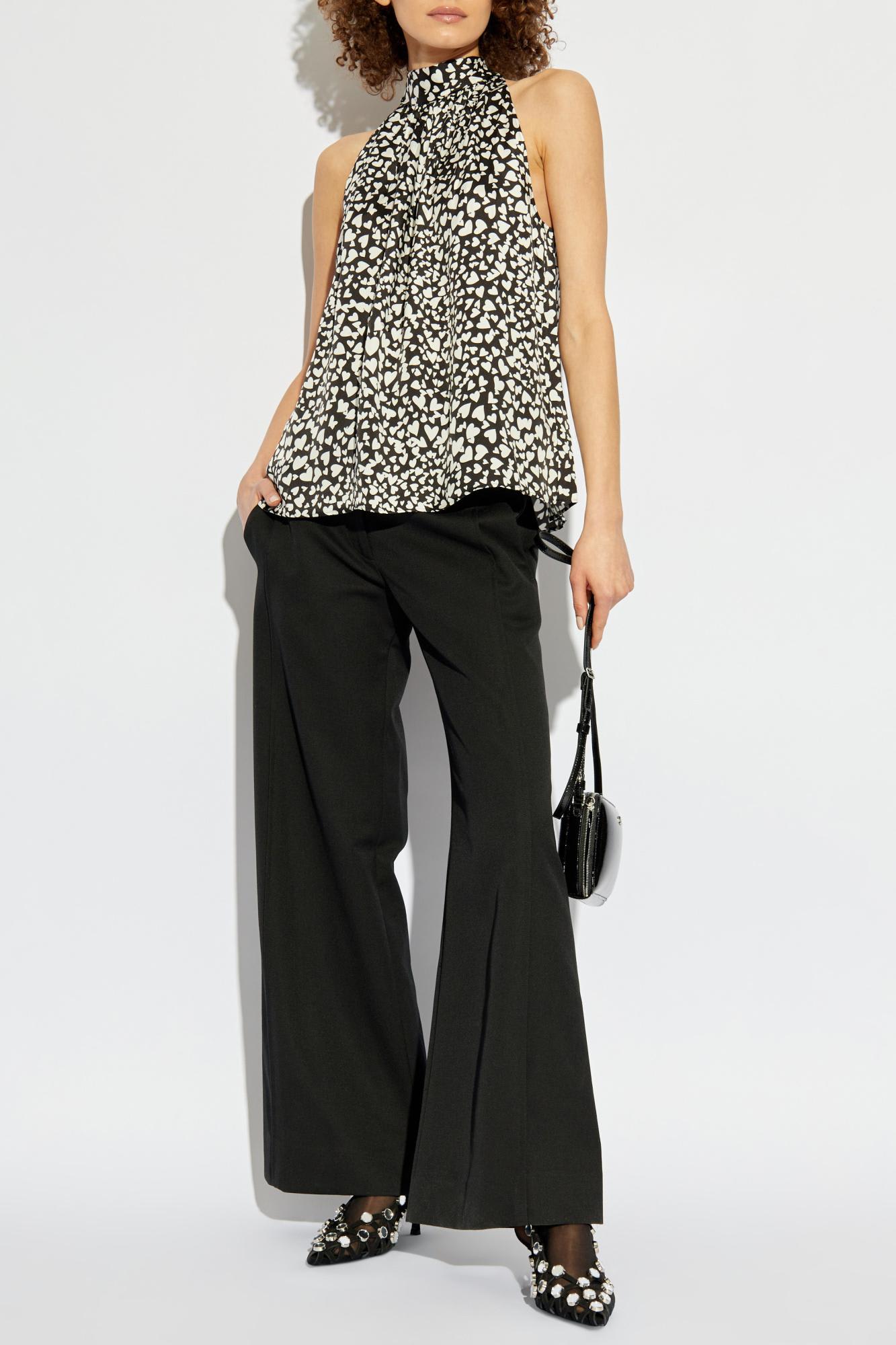 Anine Bing Brooke Haeart Printed Front In Print