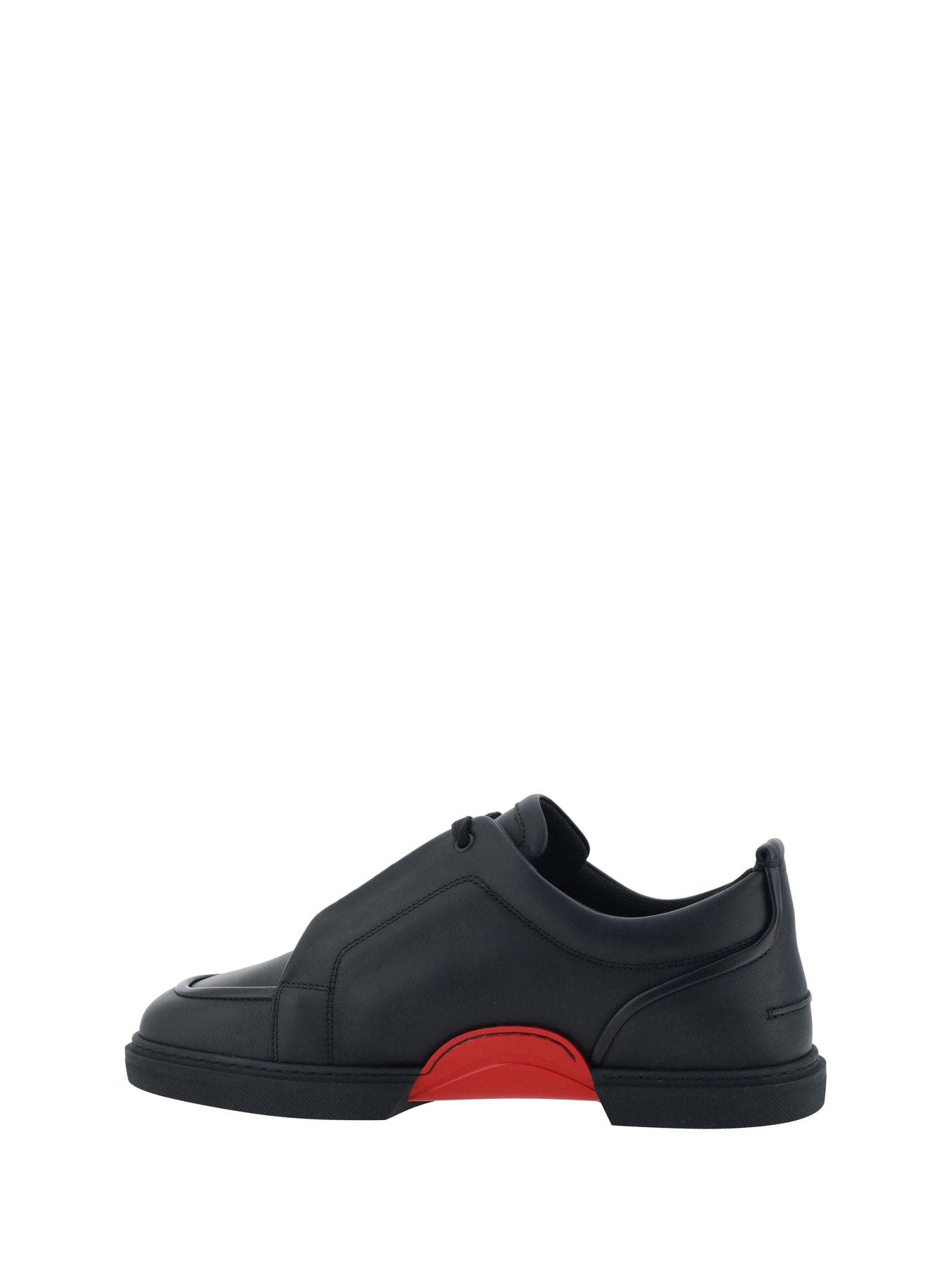 Shop Christian Louboutin Jimmy Sneakers In Black