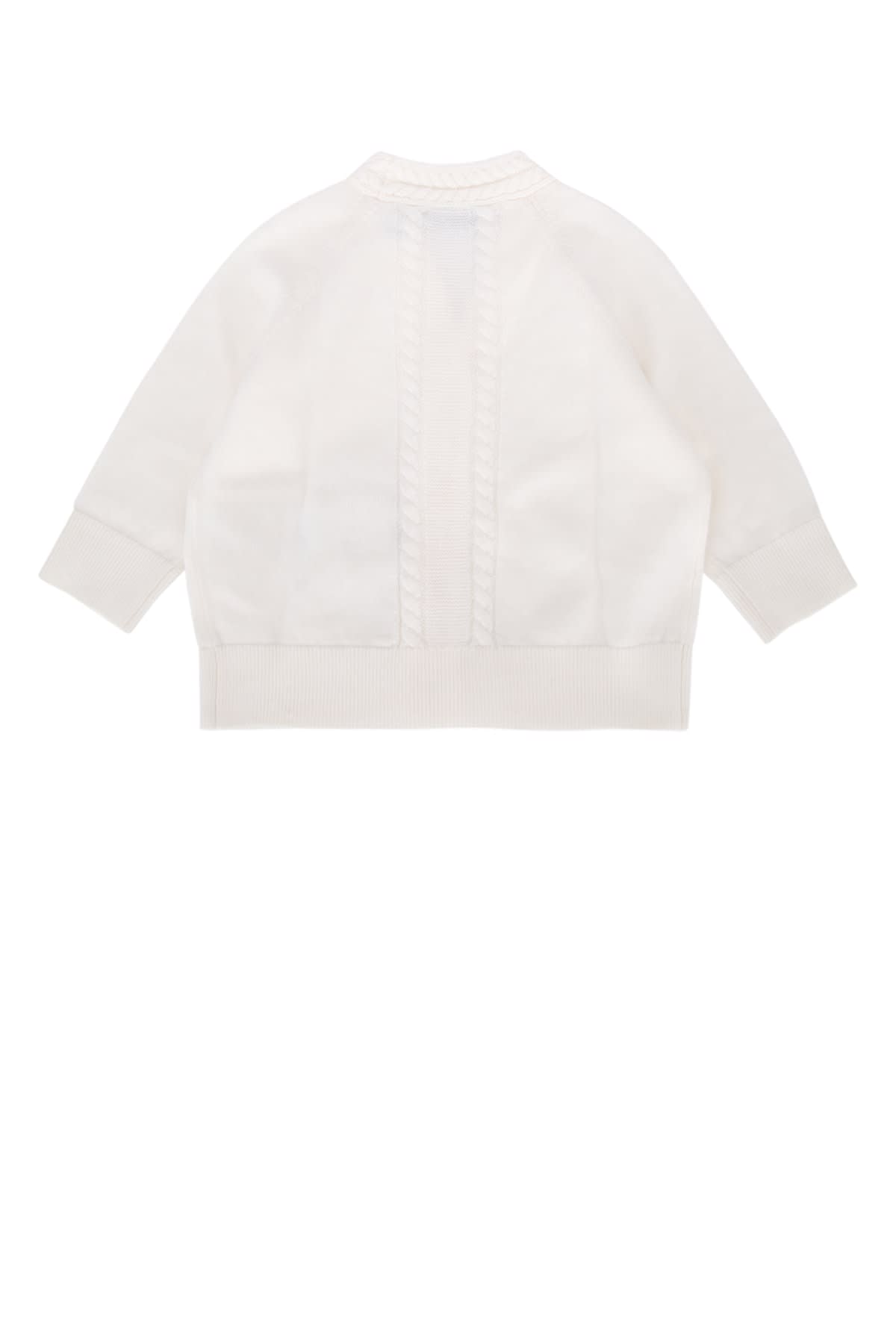Burberry Babies' Ig5 Mn Graham Cable In Ivory