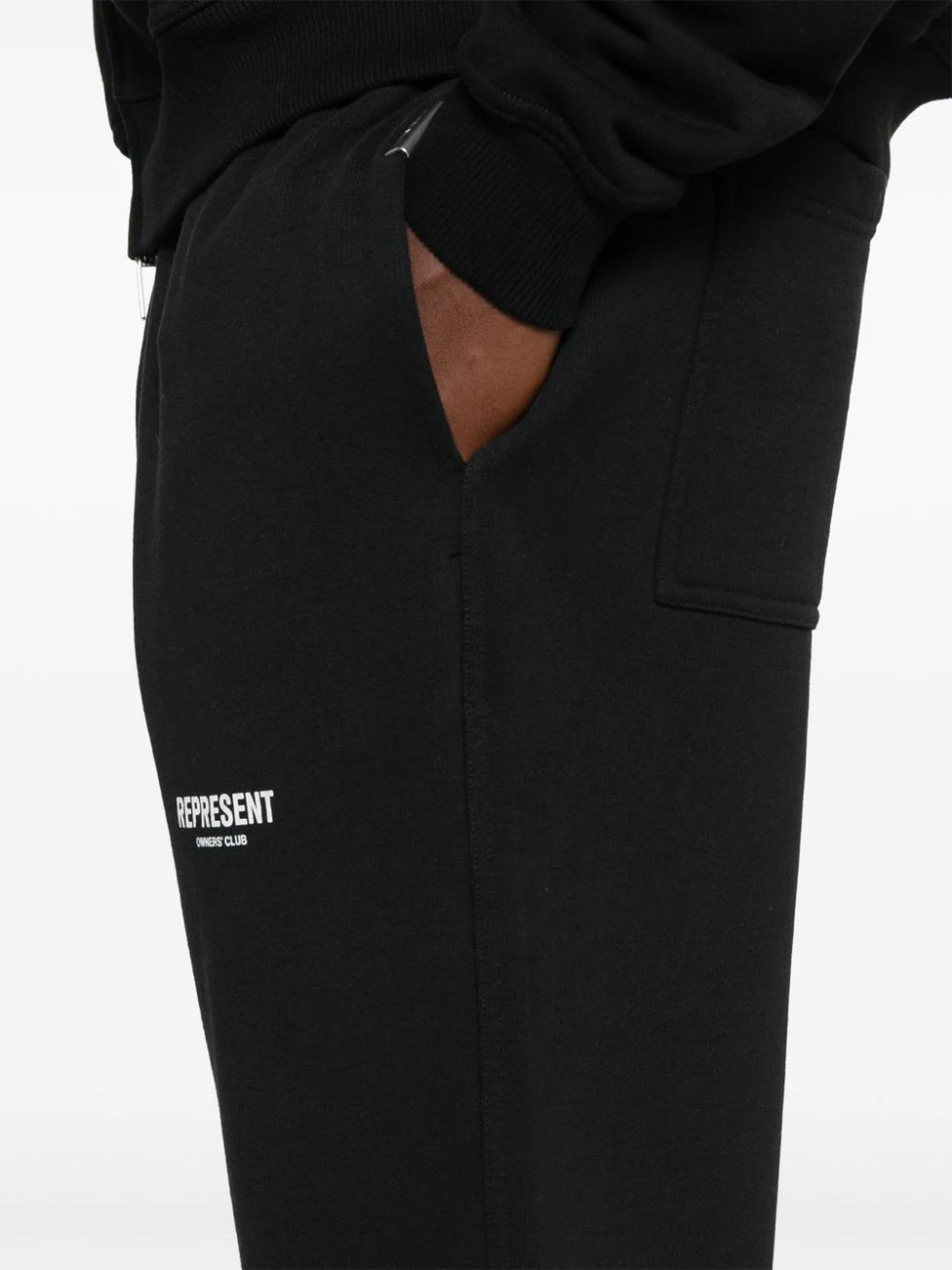 Shop Represent Trousers Black