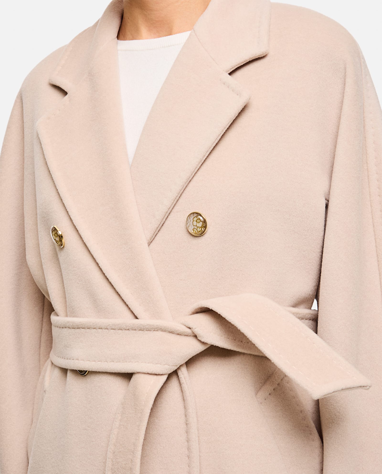 Max Mara 101801 Icon Special Edition Coat In Beige