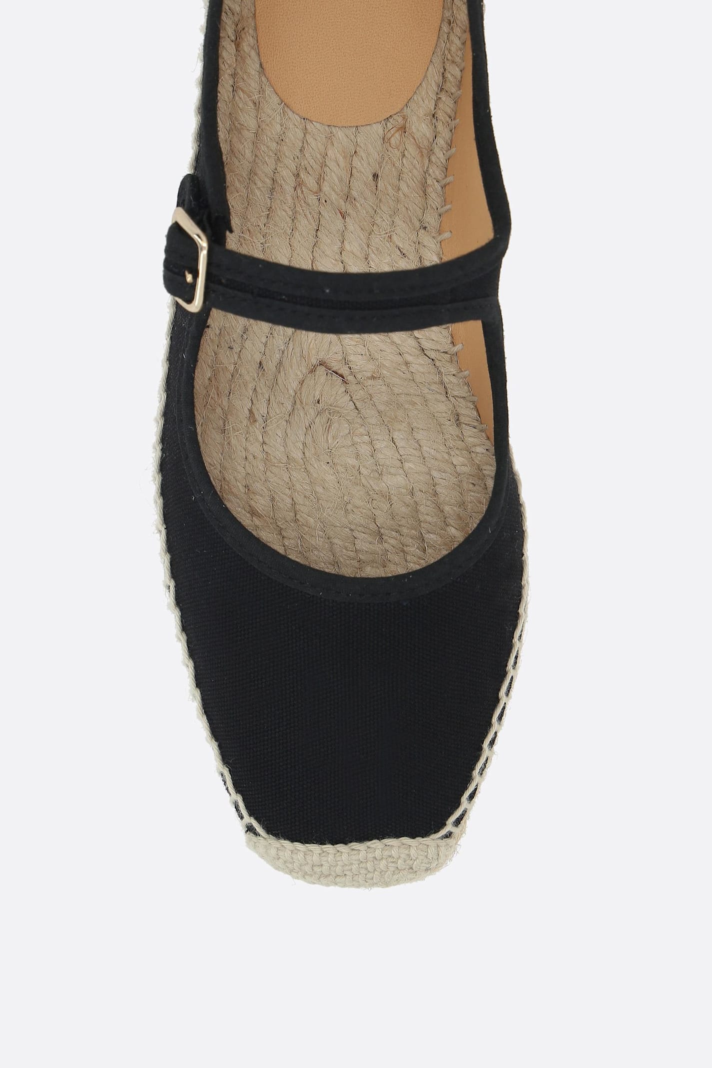Shop Castaã±er Padua/001 Espadrilles In Canvas In Black