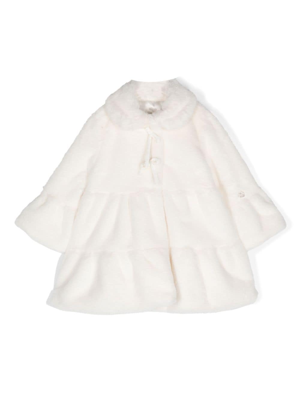 MONNALISA CREAM COAT BABY GIRL 