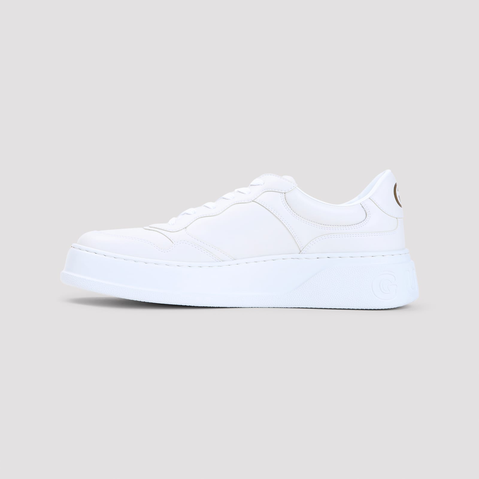 Shop Gucci Chunky Sneakers In Great White Gr.white