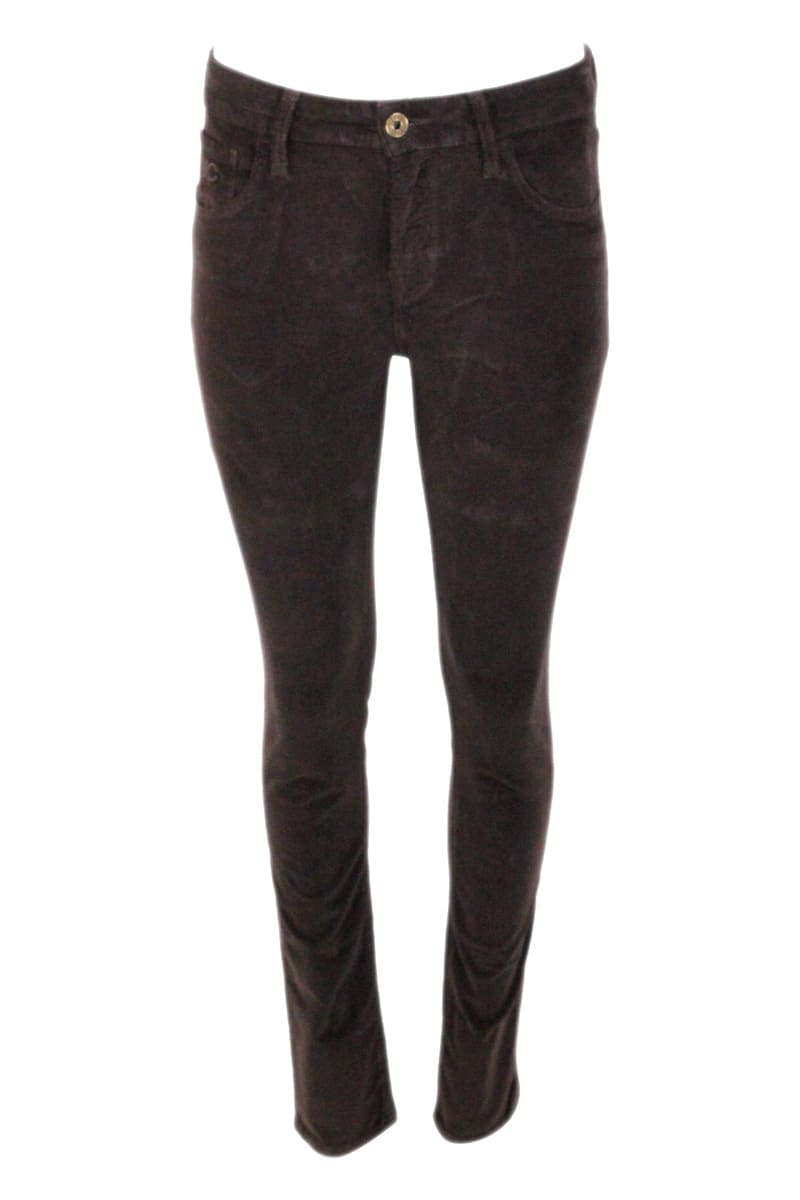 Jacob Cohen Corduroy Trousers In Brown
