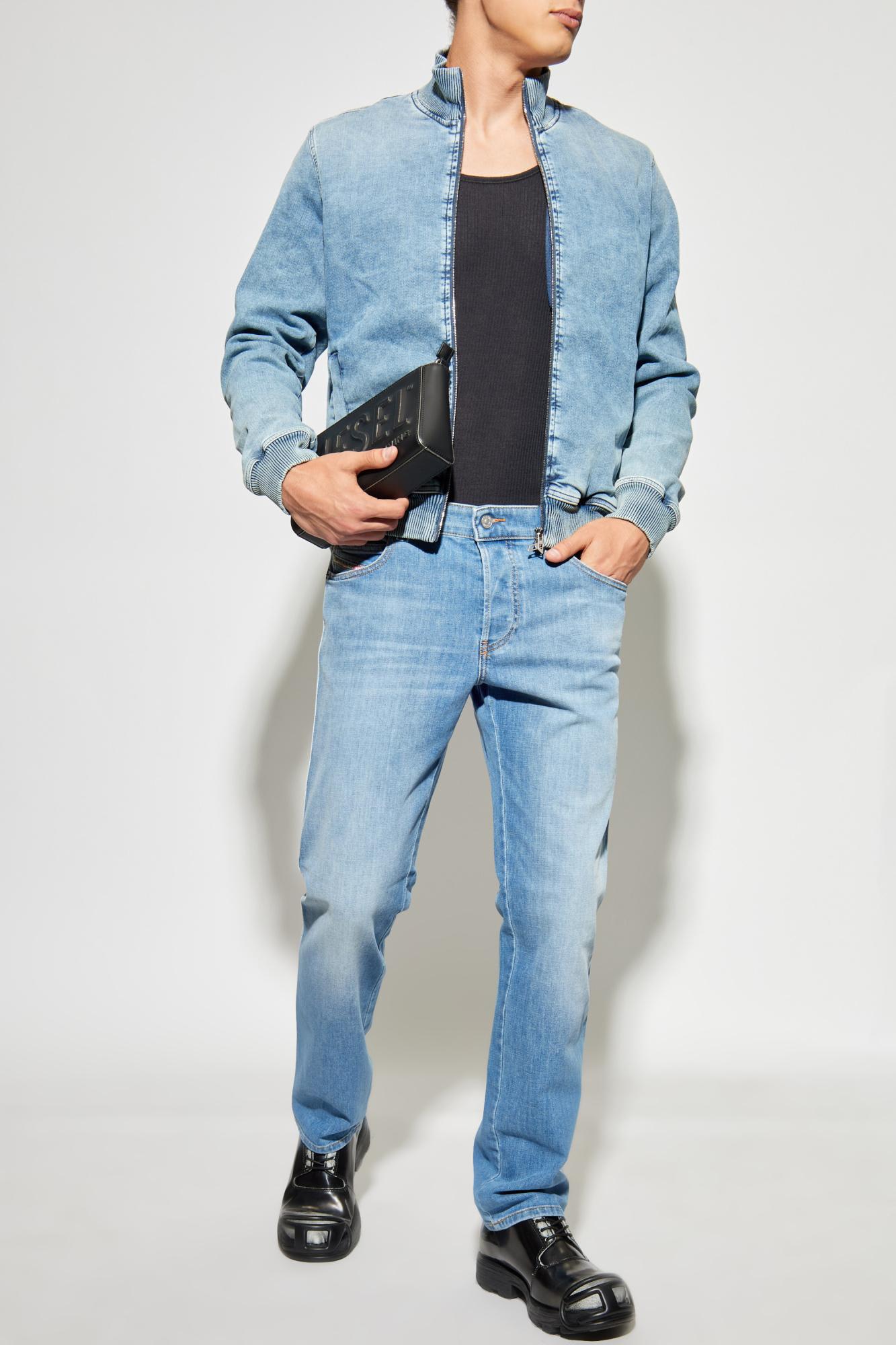 Diesel Mens Blue 1993 D-vyl Straight-leg Denim Jeans
