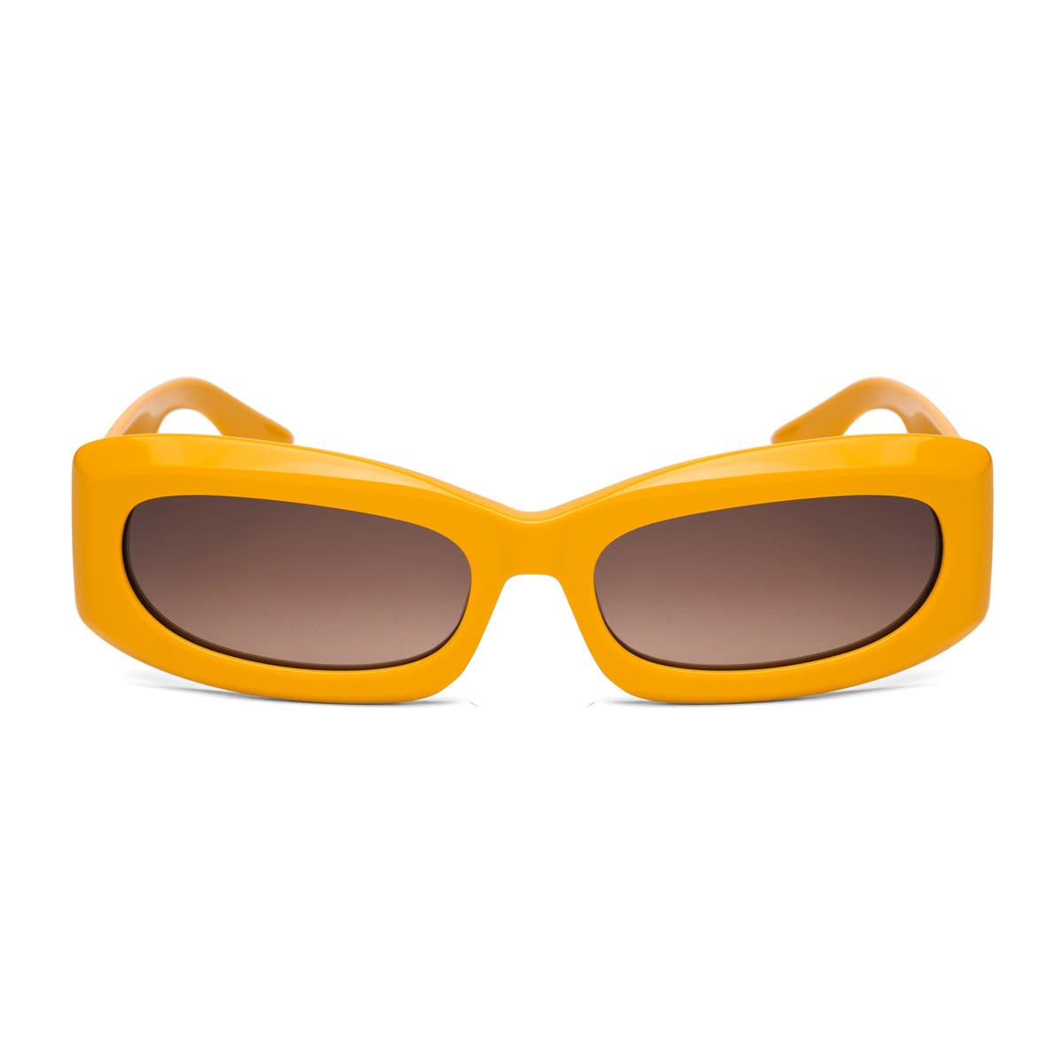 Shop Kreuzbergkinder Nadine Sunglasses In Giallo