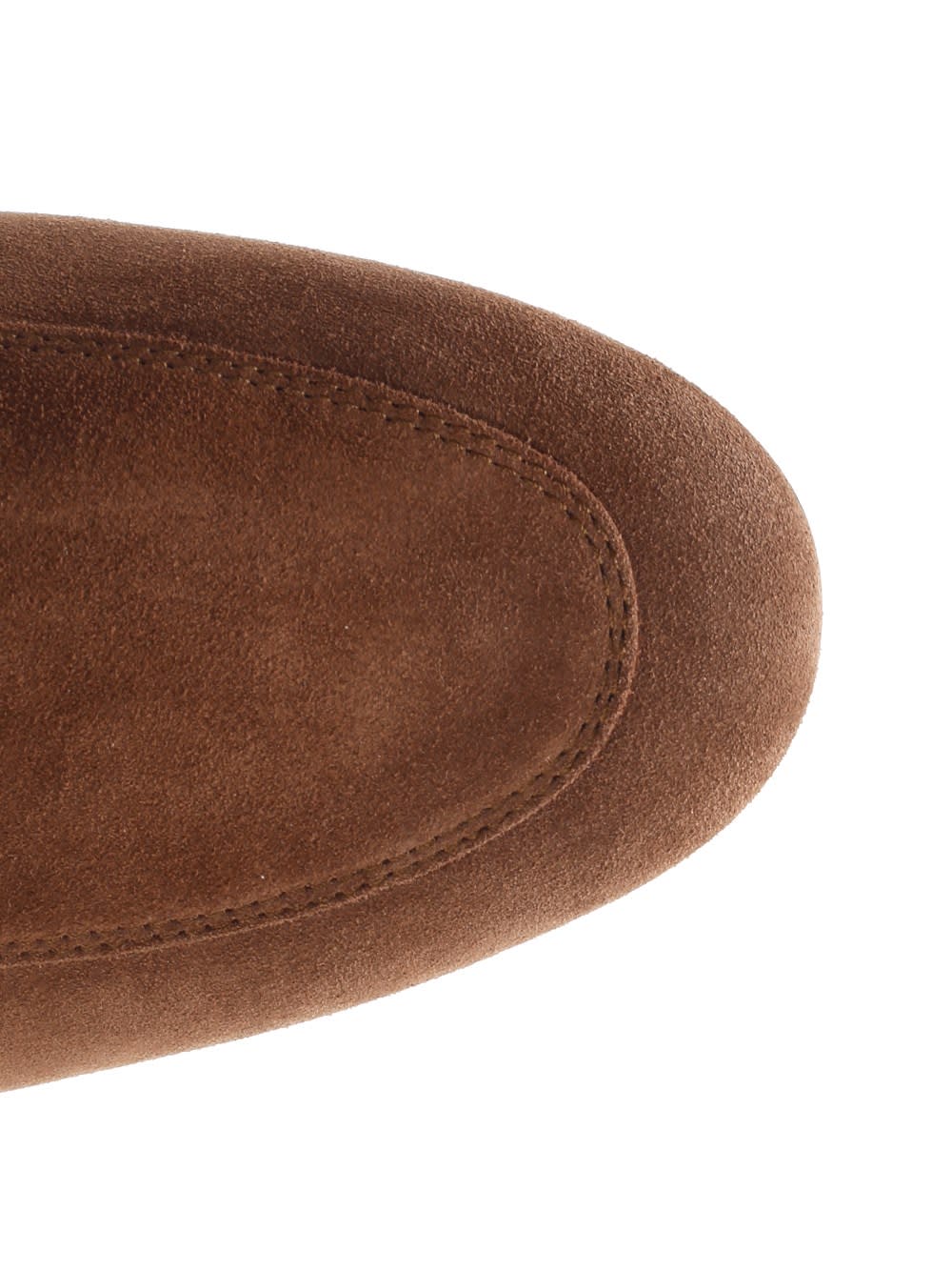 Tod's Suede Loafers In Brown