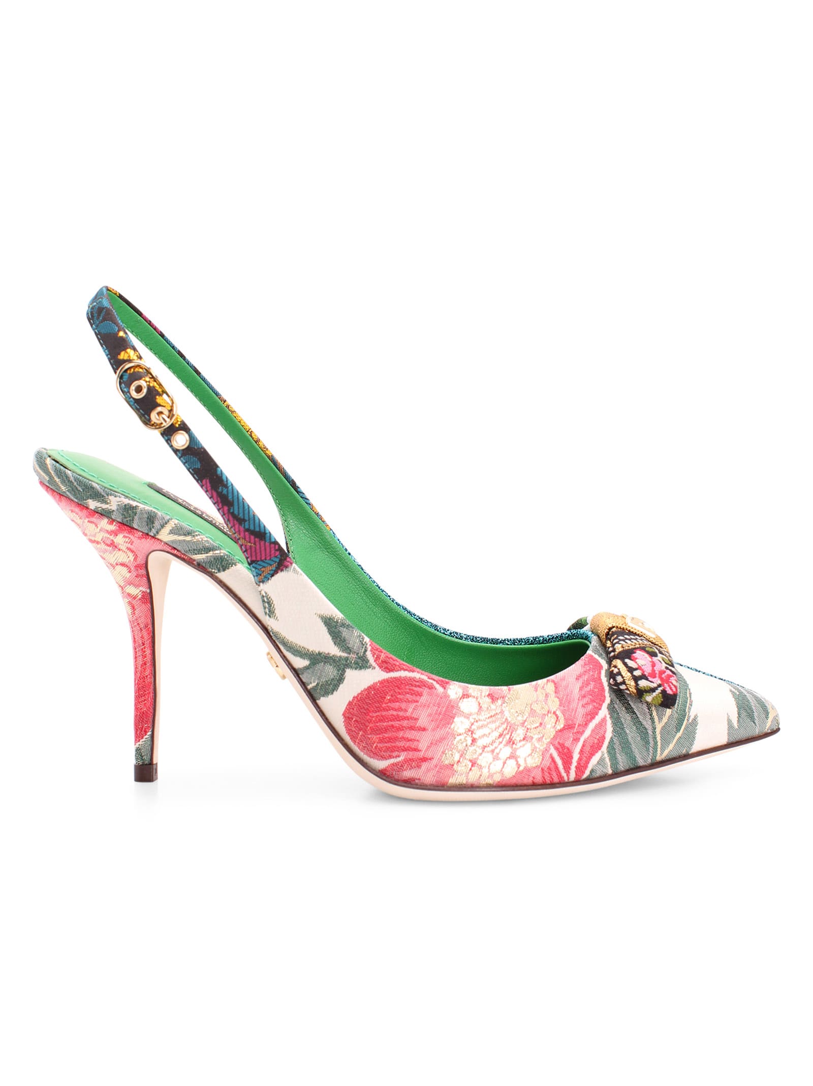 Dolce & Gabbana Leather Pumps In Multicolor