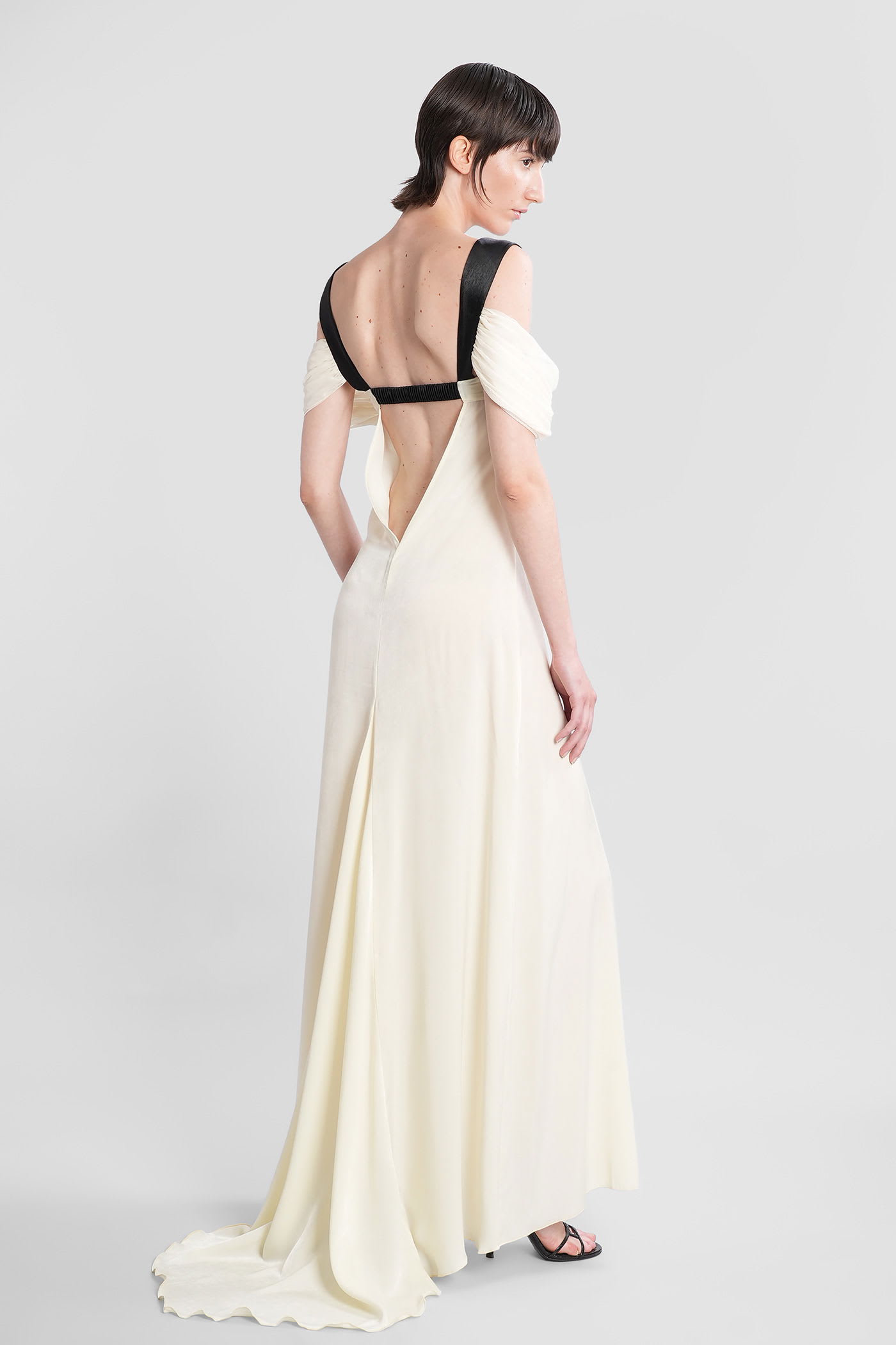 Siedres Elodie In Beige Polyamide In White