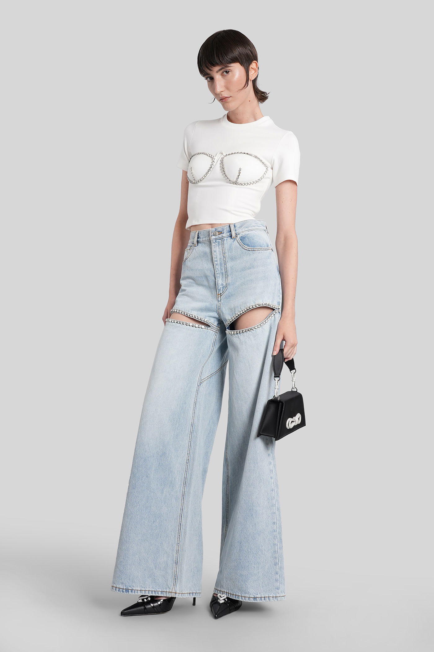 Area Jeans In Blue Denim In Blue