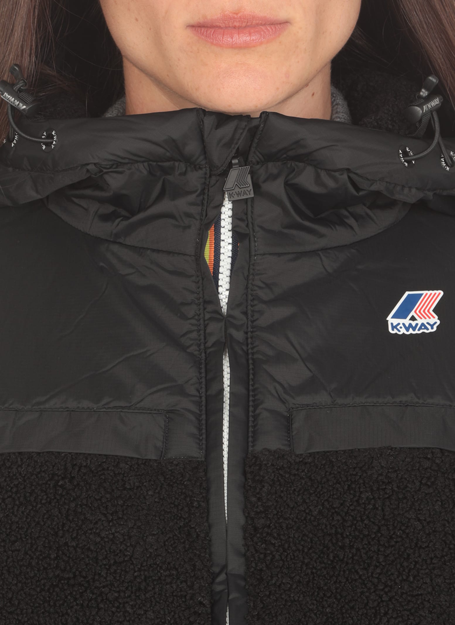 Shop K-way Neige Jacket In Black