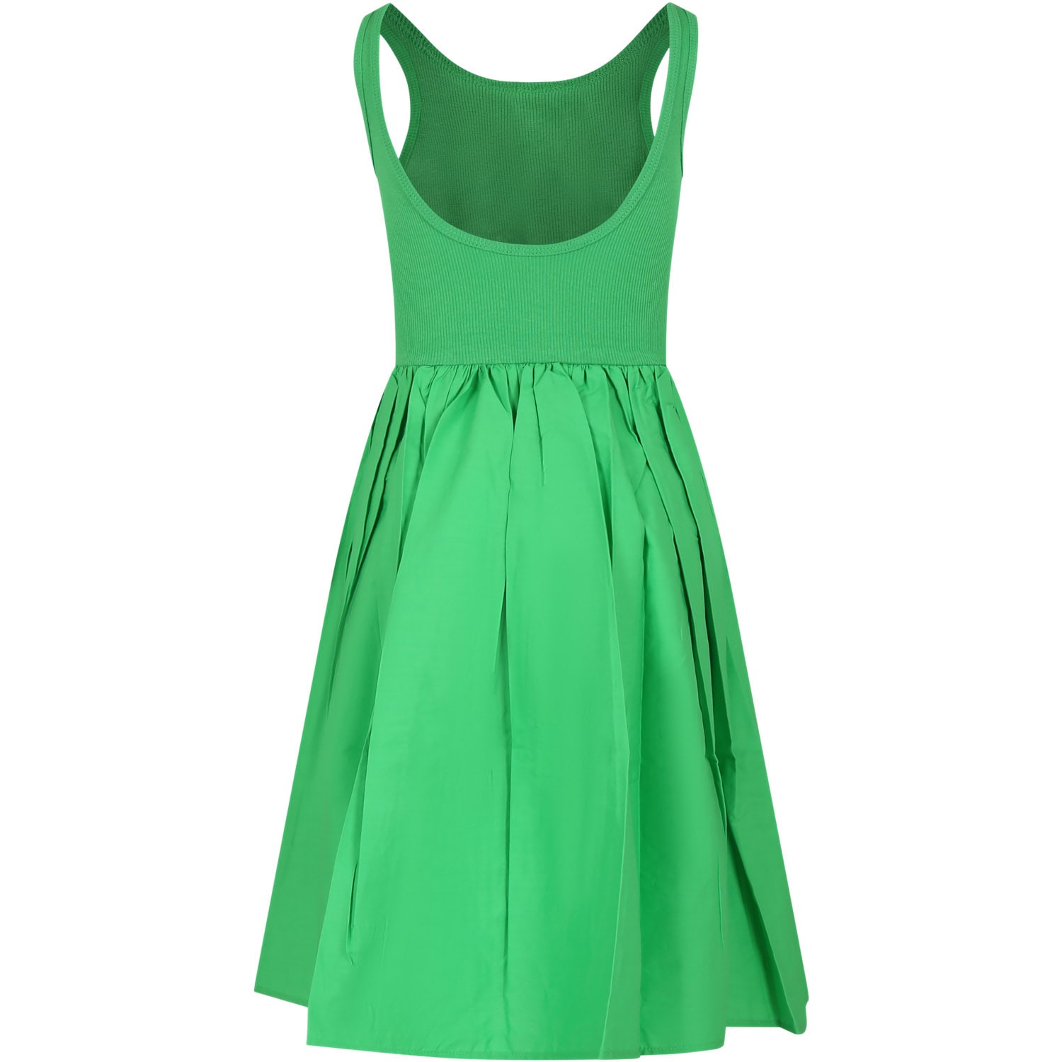 Shop Molo Green Dress For Girl