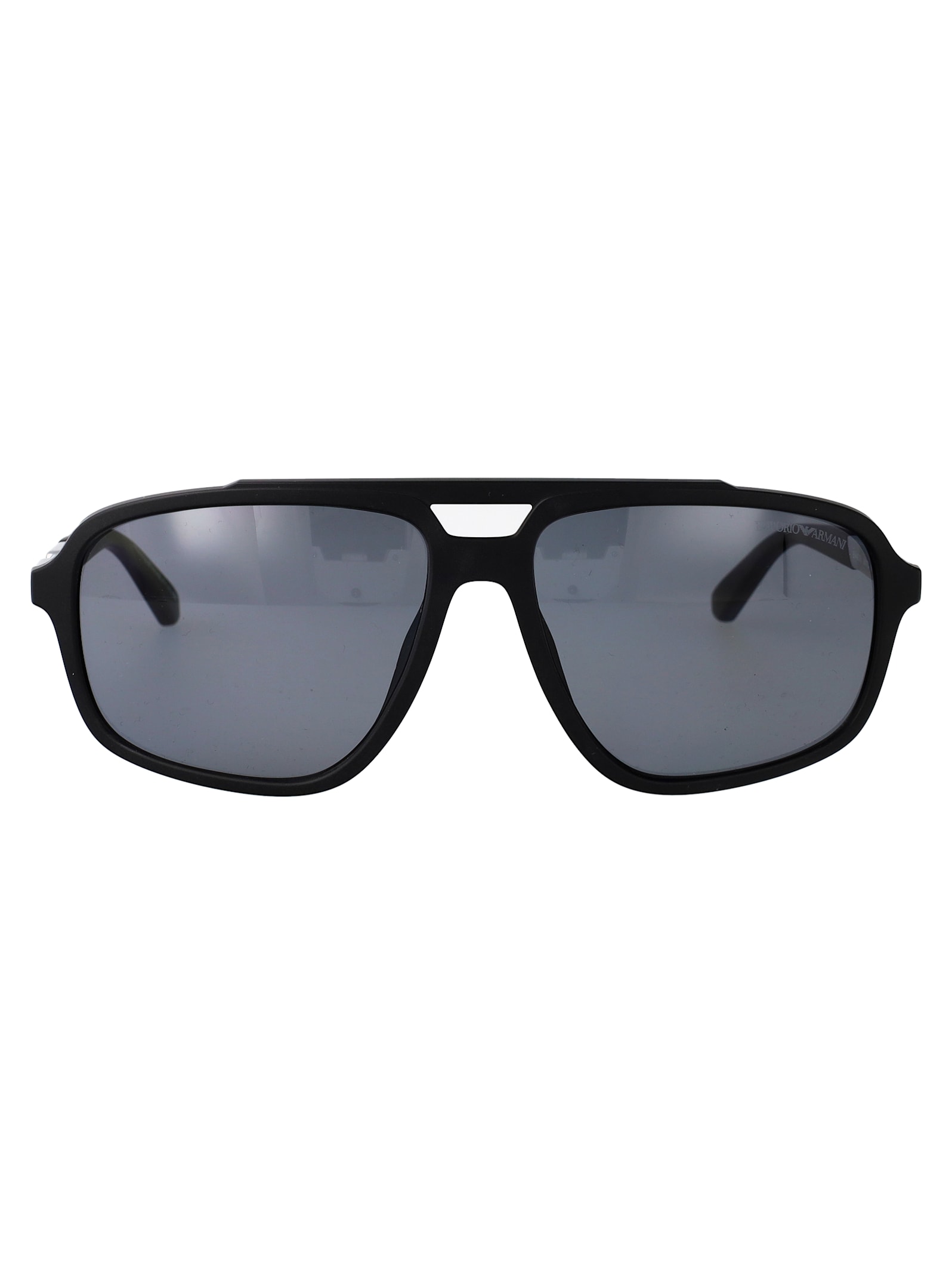 Emporio Armani Aviator Sunglasses 0 Ea4236 U 5001 T3 In Gray
