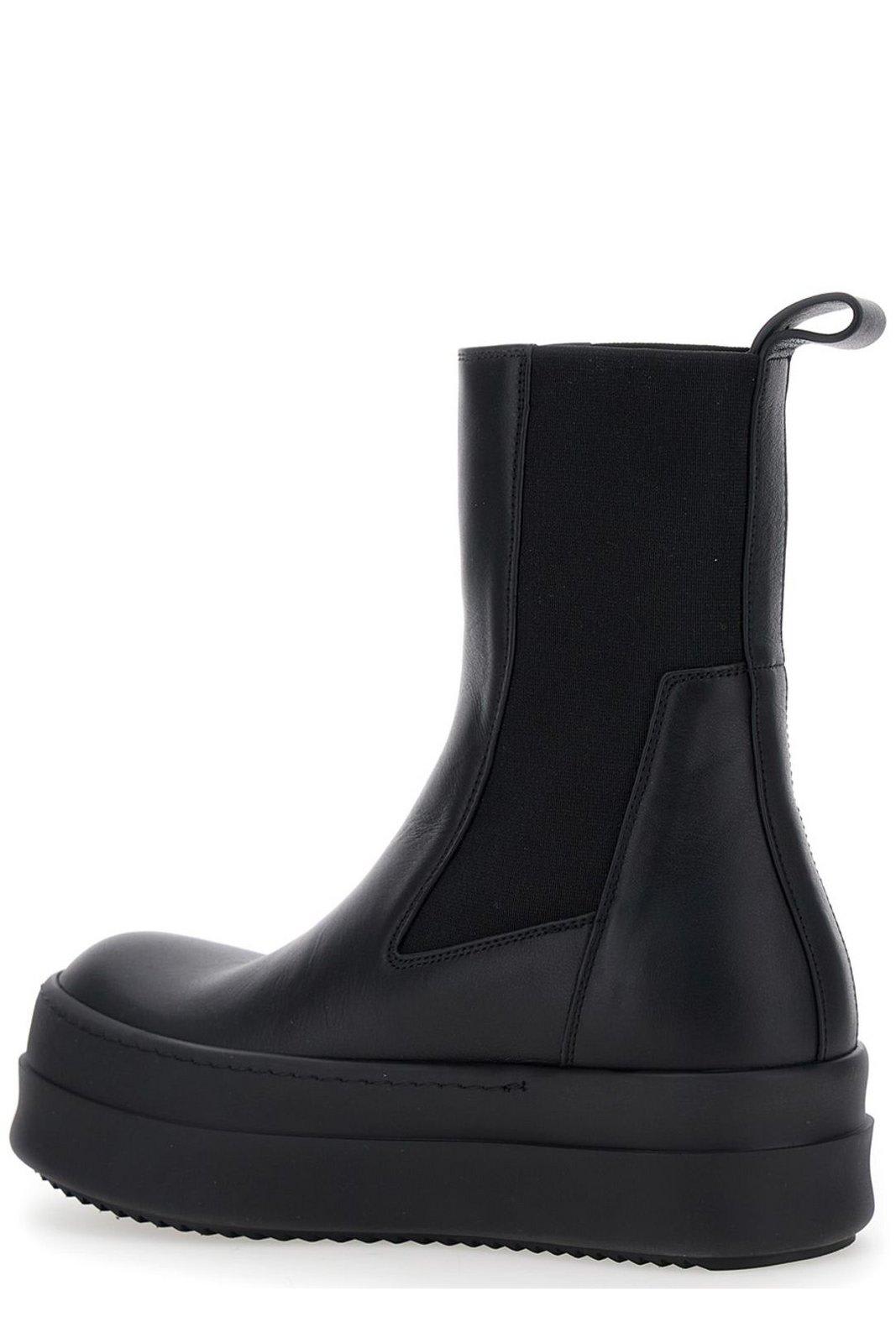 Shop Rick Owens Mega Bumper Beatle Round Toe Boots