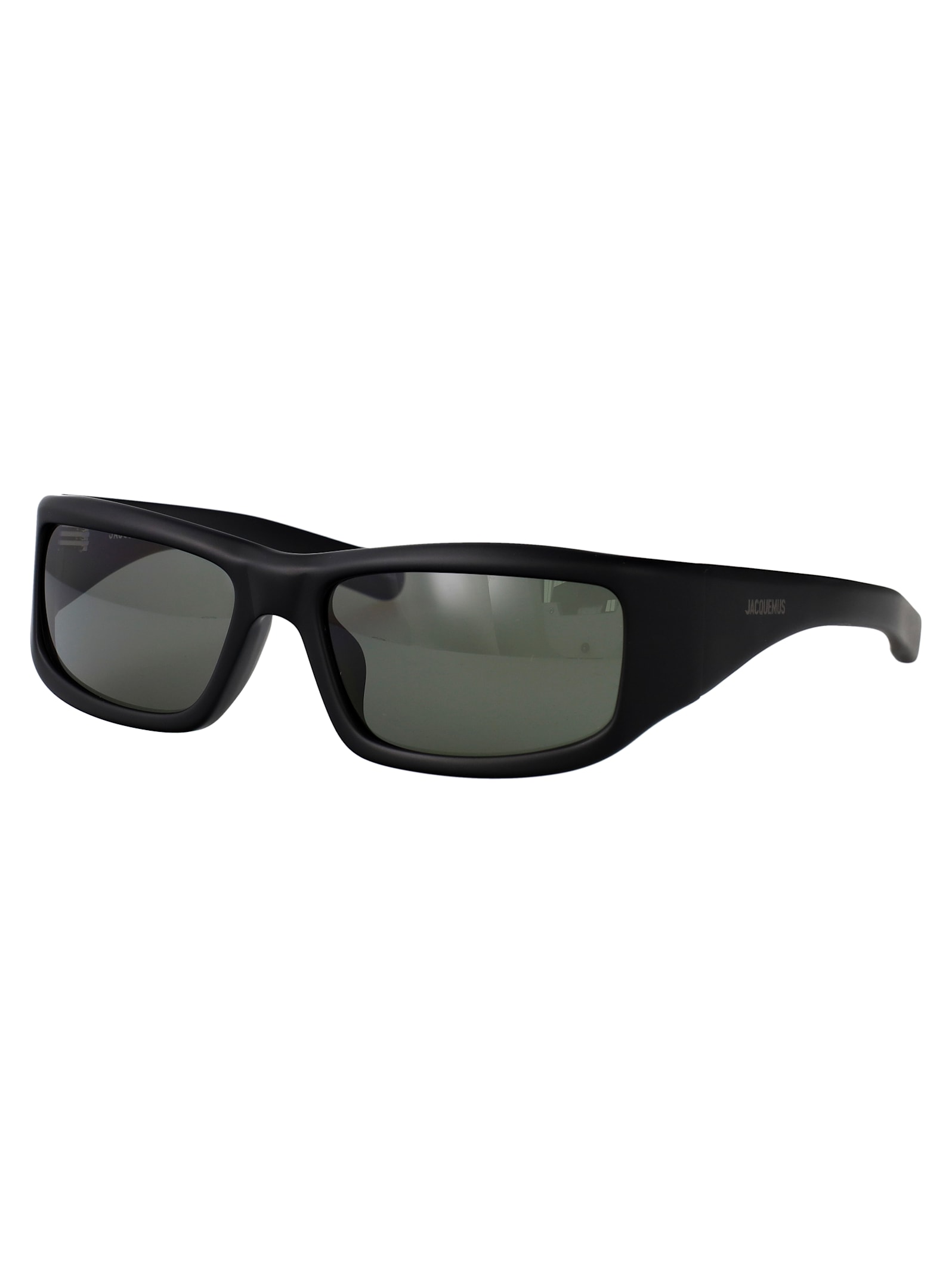 Jacquemus Aero Sunglasses In Black