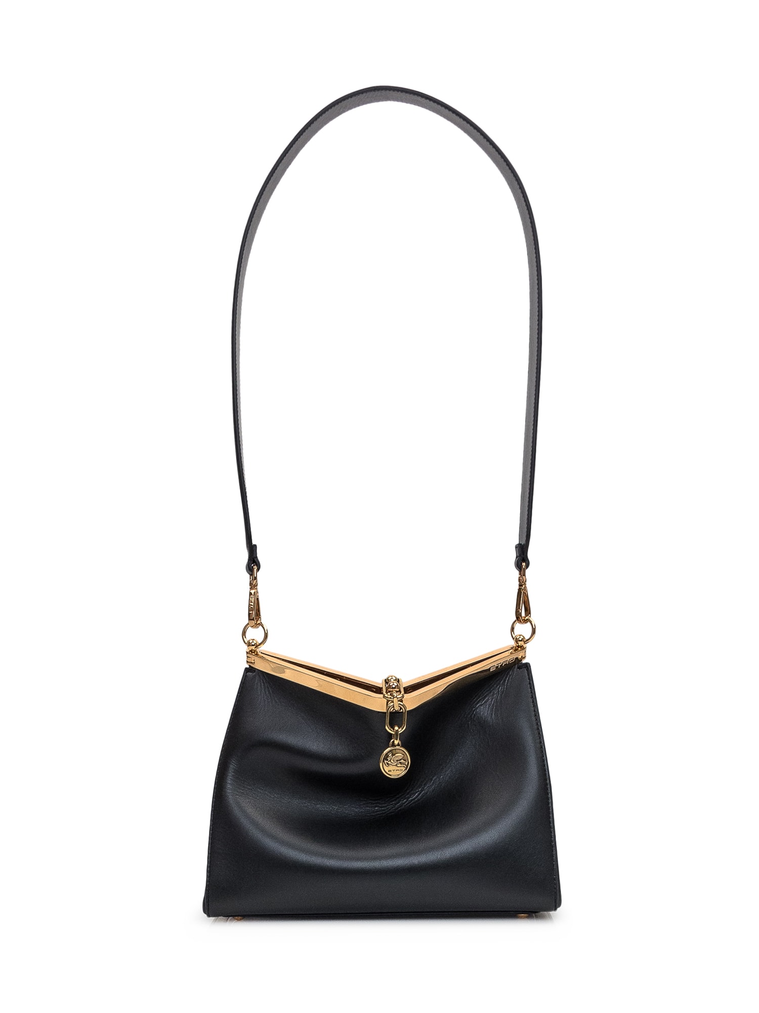 Shop Etro Shoulder Bag Vela In Nero