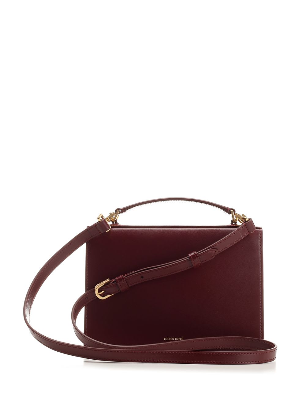 Shop Golden Goose Venezia Handbag In Burgundy