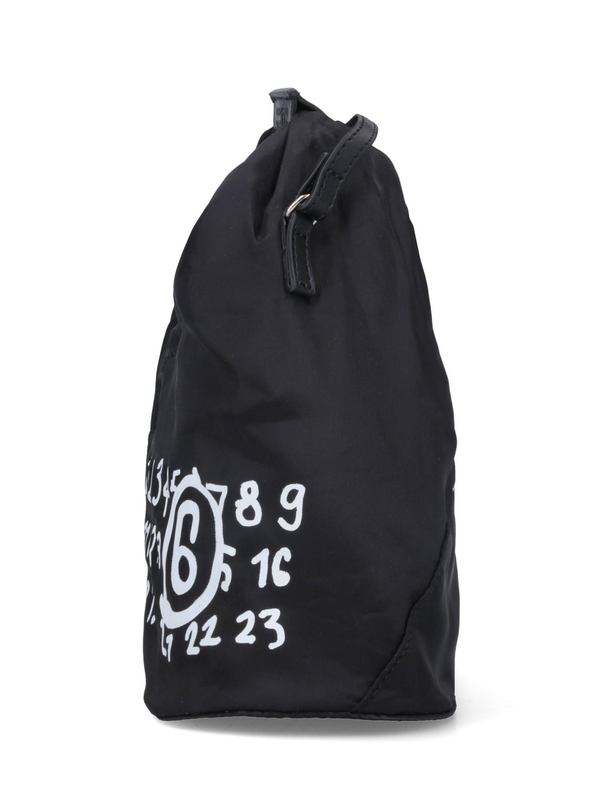 Shop Mm6 Maison Margiela Japanese Small Tote Bag In Black