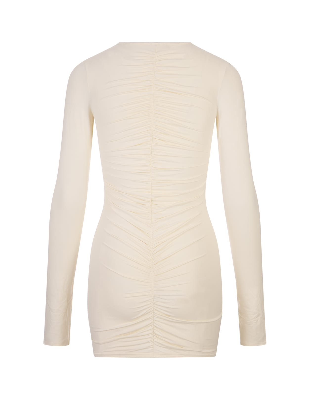 Shop La Reveche Ivory Lillibet Mini Dress In White