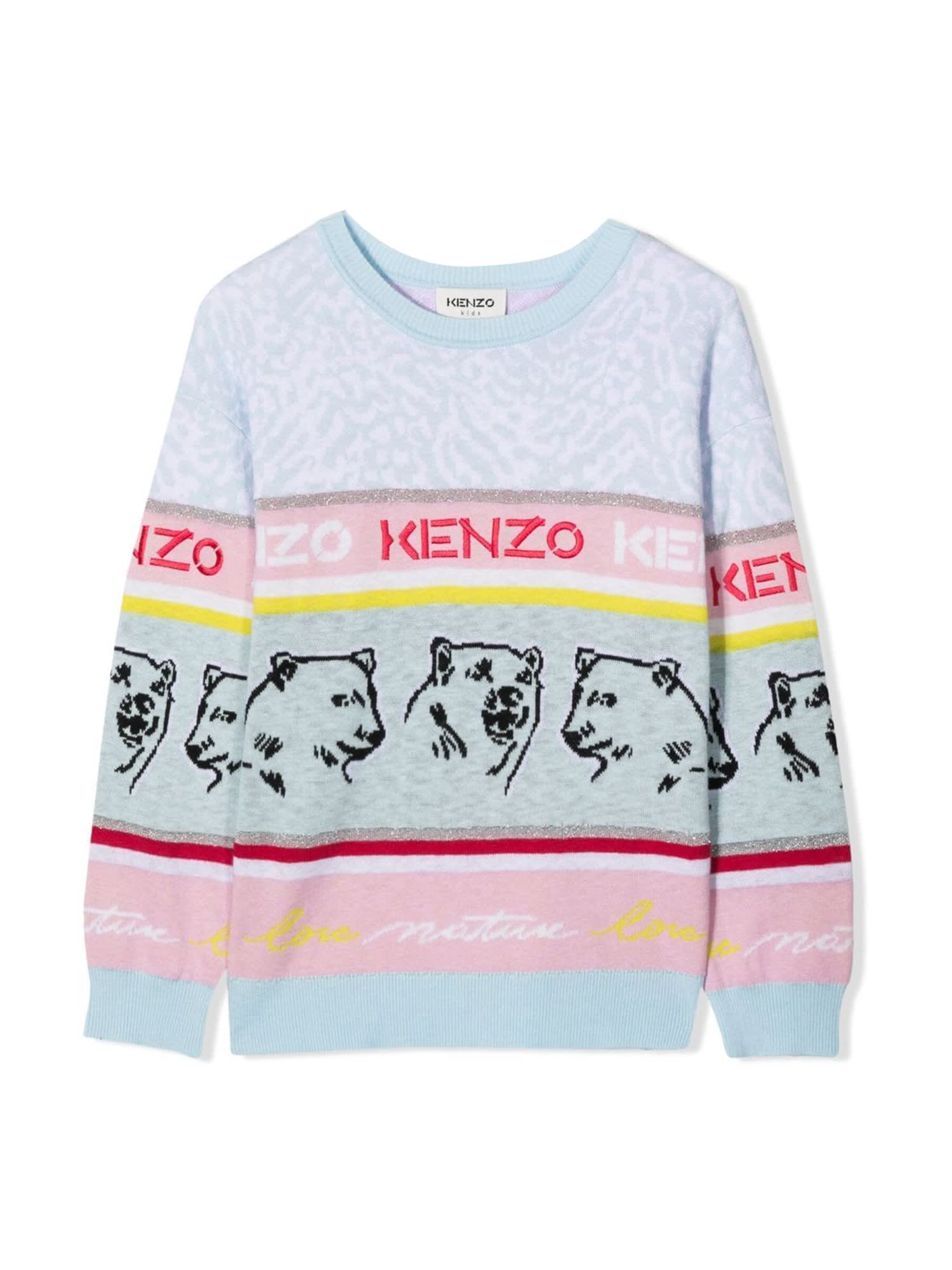 Kenzo Logo Crew Neck Pullover And Bears