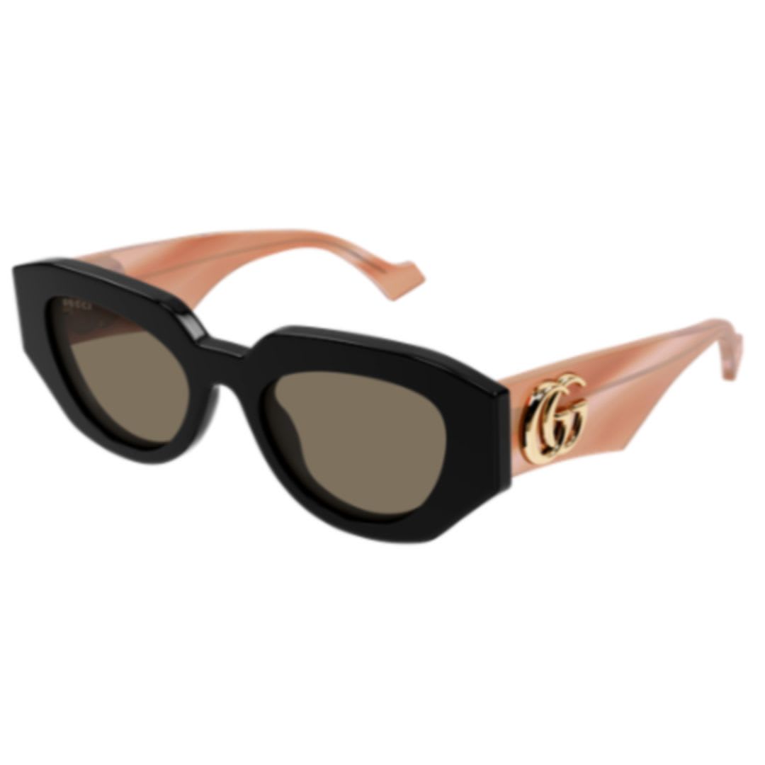 Gucci Gg1421s-008black-pink-brown In Multi