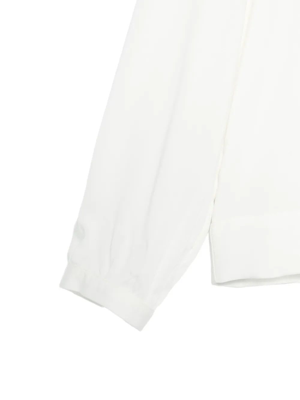 Xacus Long-sleeve Blouse In White
