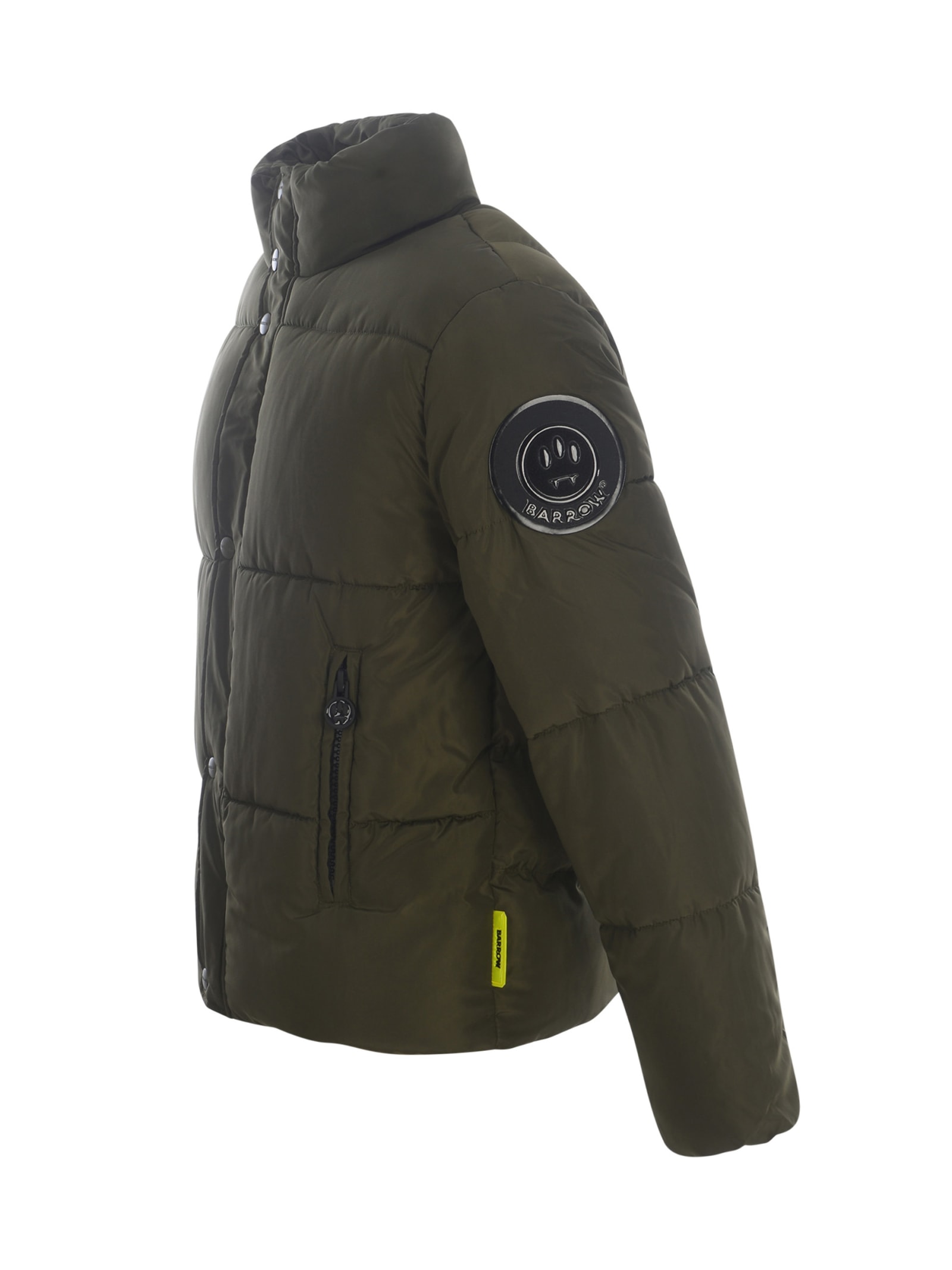 Shop Barrow Down Jacket  Wadding Puffer In Nylon In Verde Militare