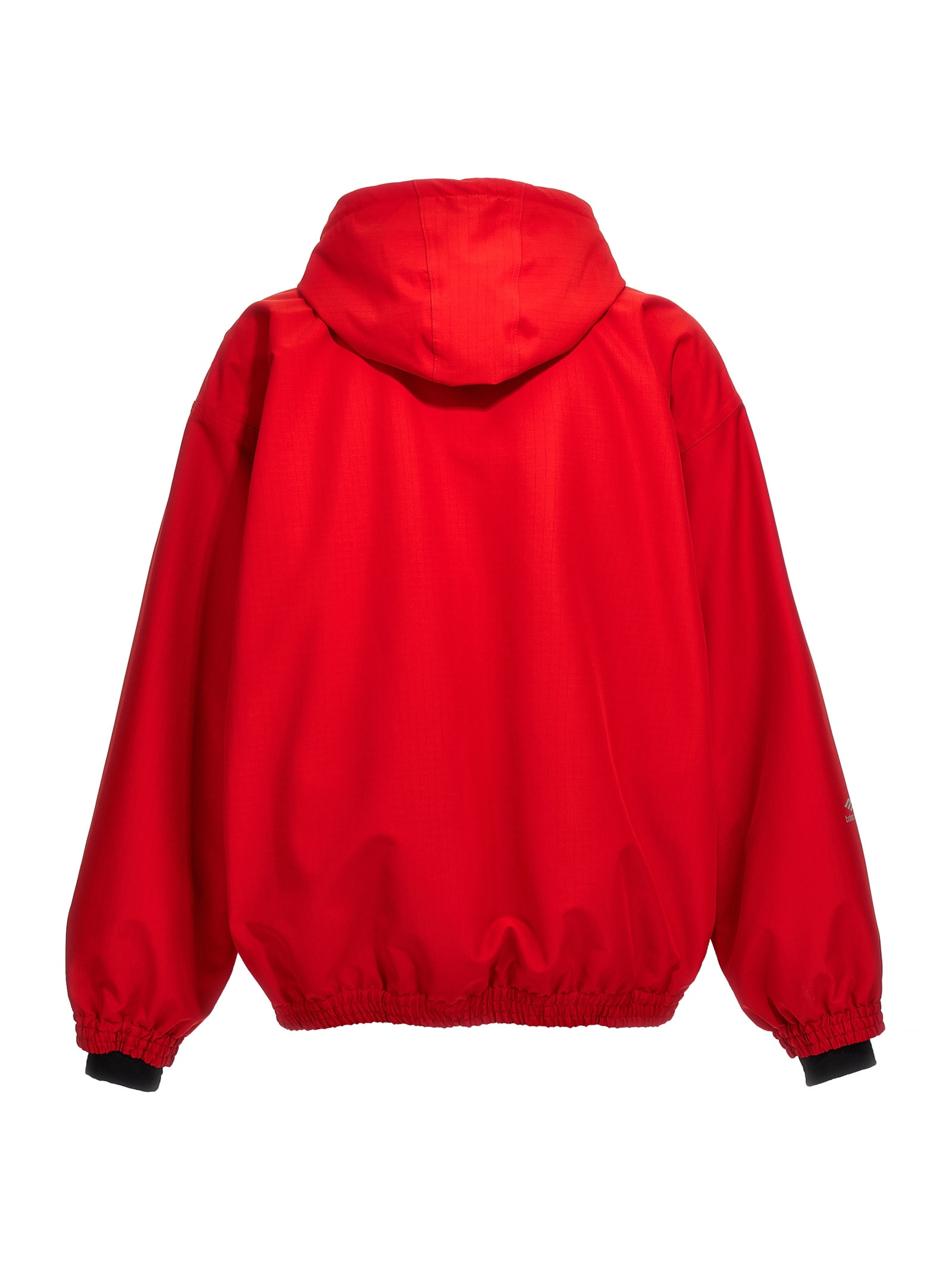 Shop Balenciaga Ski 3b Sports Icon Parka In Red