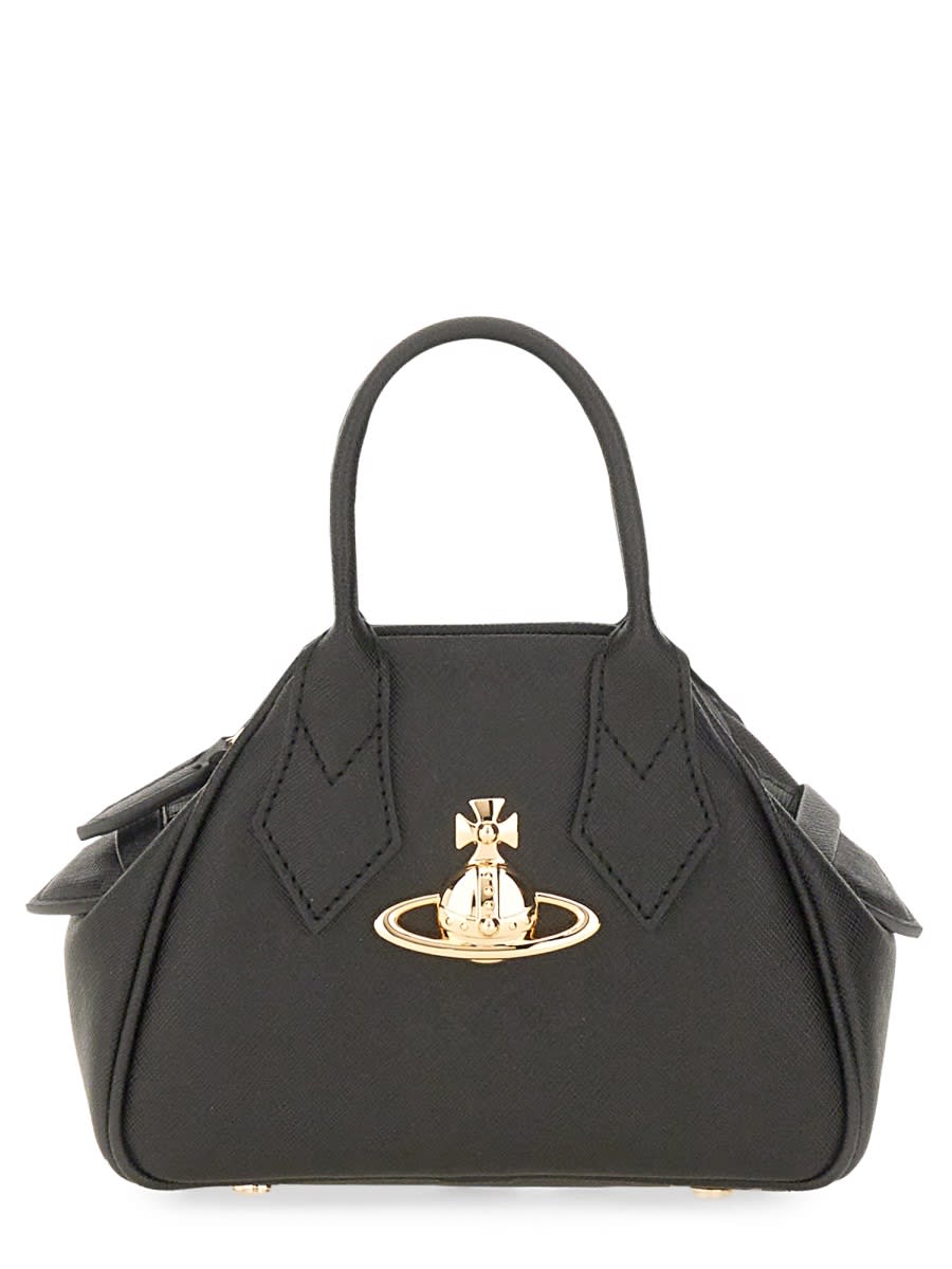 Shop Vivienne Westwood Yasmine Mini Bag In Black