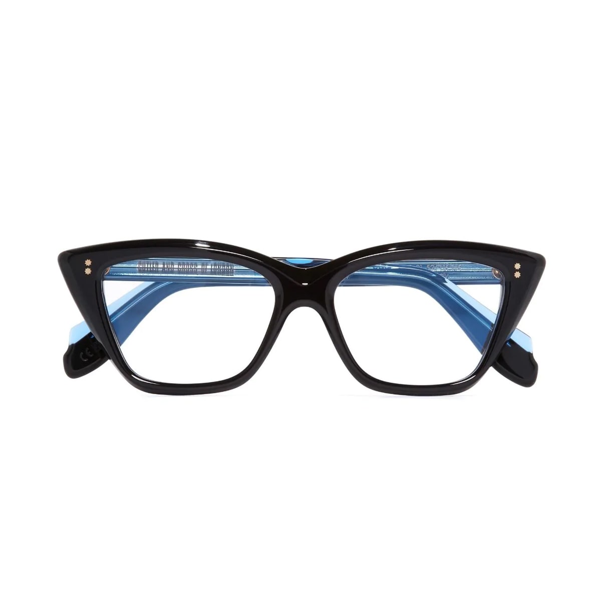 Shop Cutler And Gross 9241 01 Blue On Black Glasses In Nero