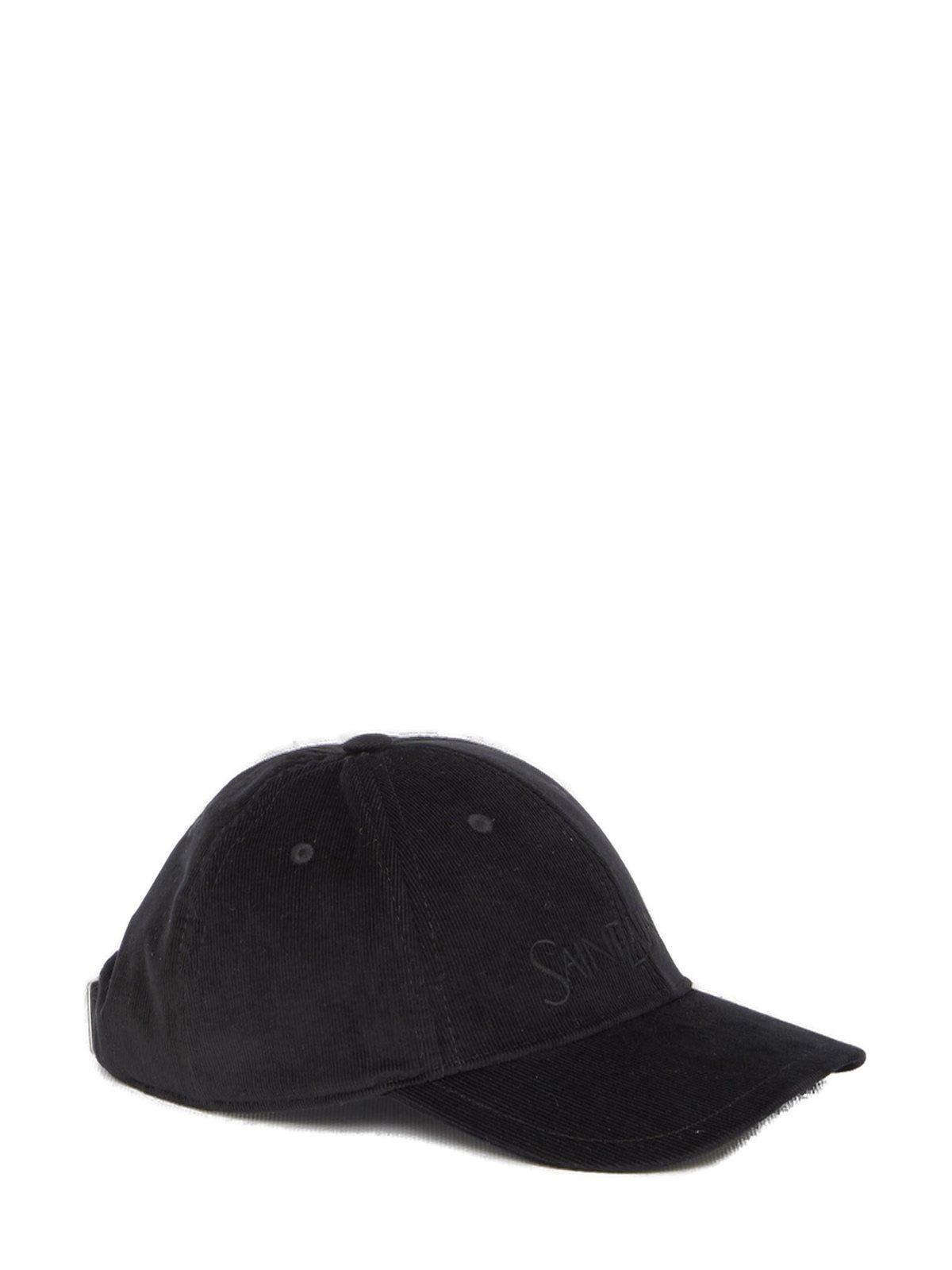 Shop Saint Laurent Vintage Baseball Cap In Black