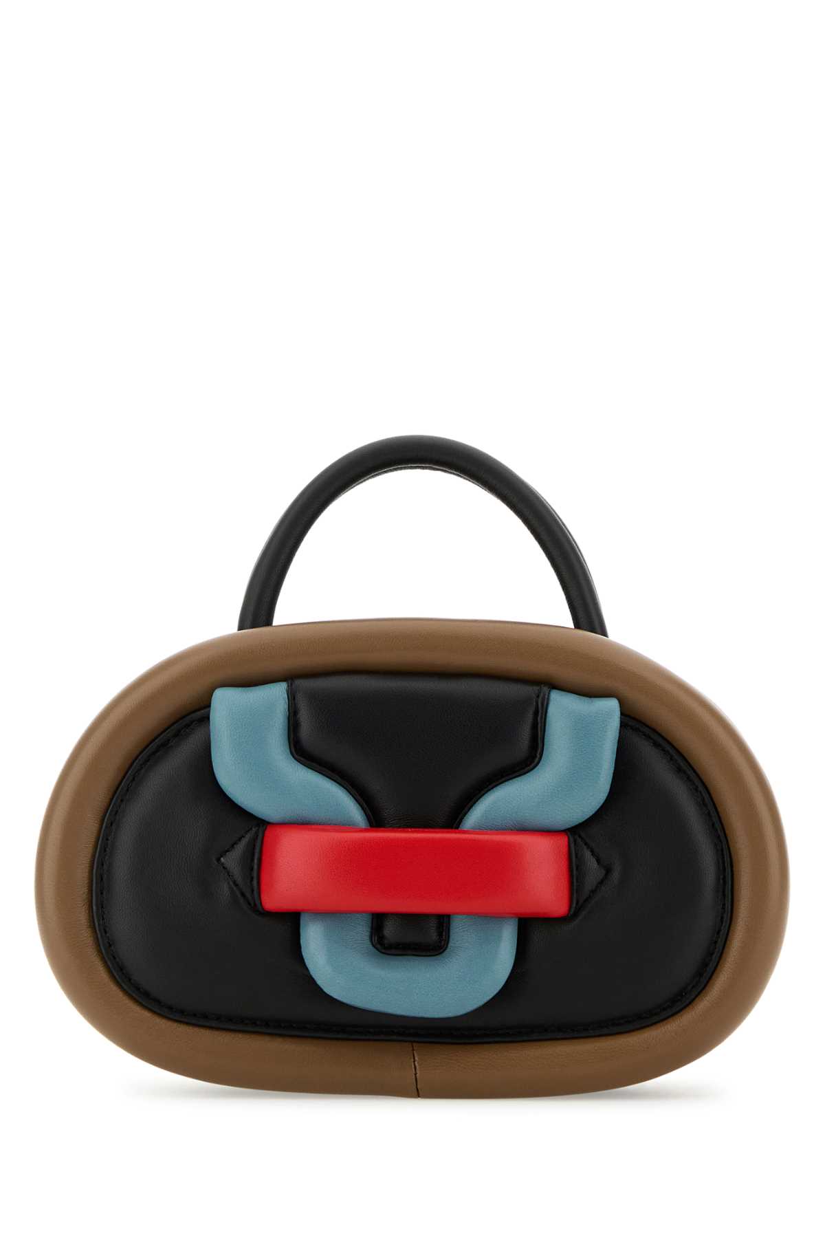 Pierre Hardy Multicolor Leather Mini Alpha Strike Handbag In Blamultob