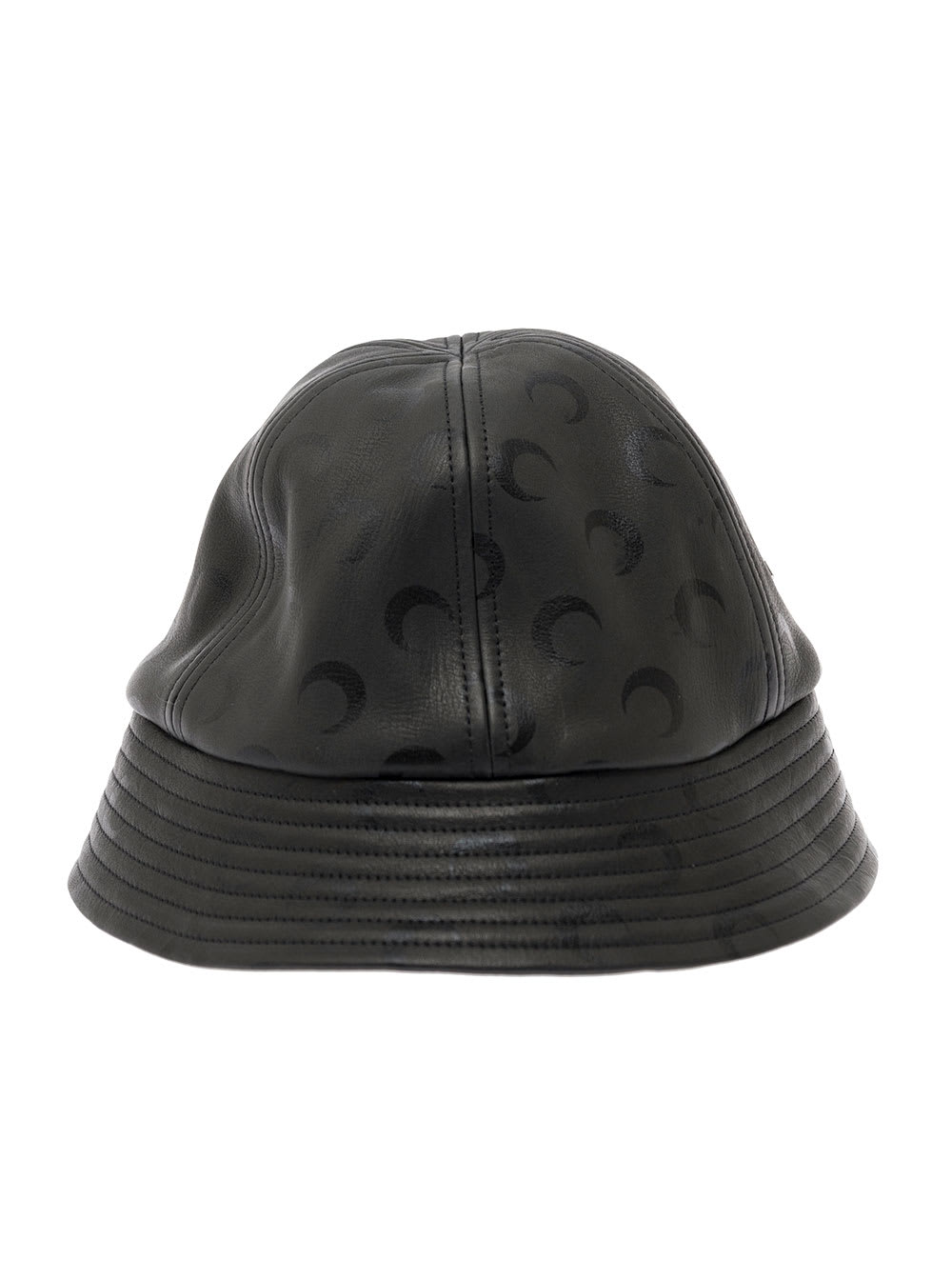 Marine Serre Moon Leather Bell Hat