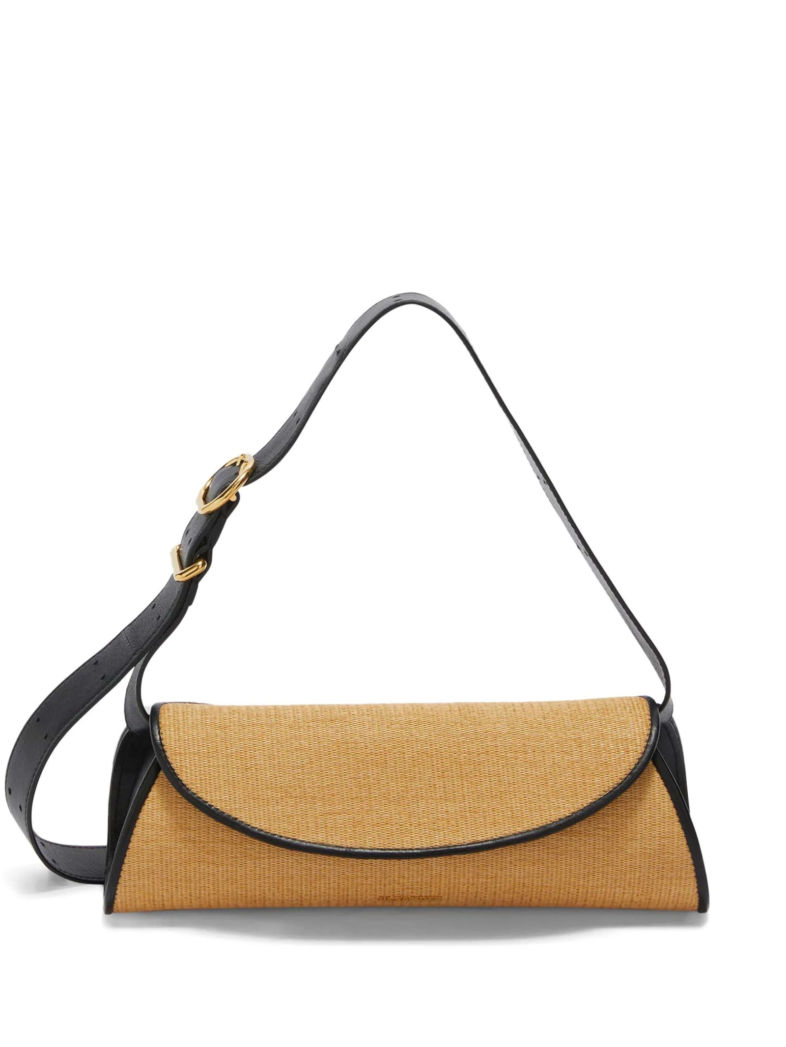 Shop Jil Sander Natural Small Cannolo Bag In Brown