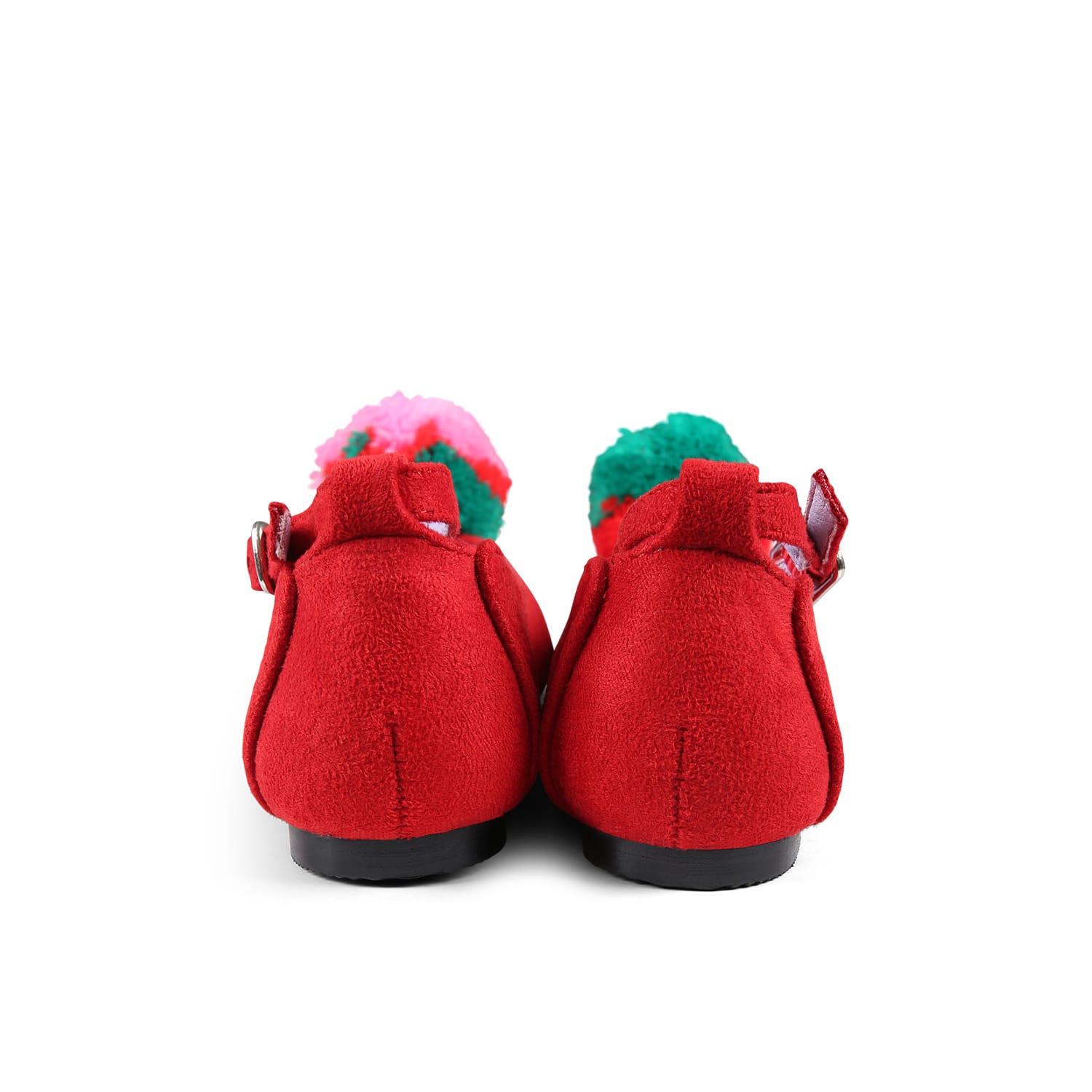 Stella Mccartney Fluffy Fruit Ballerina Shoes In Red