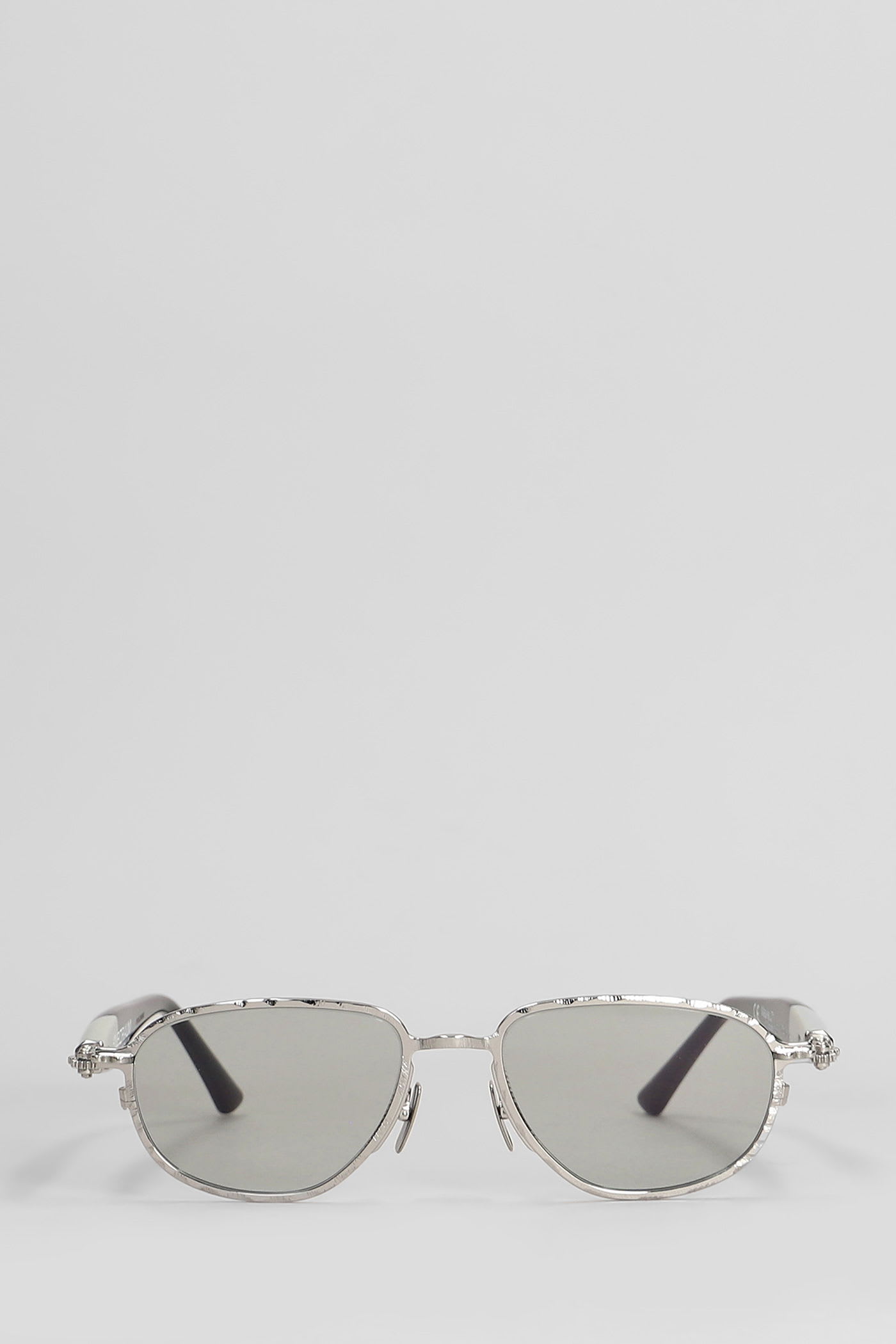 Kuboraum J71 Sunglasses In Grey Metal Alloy In Gray