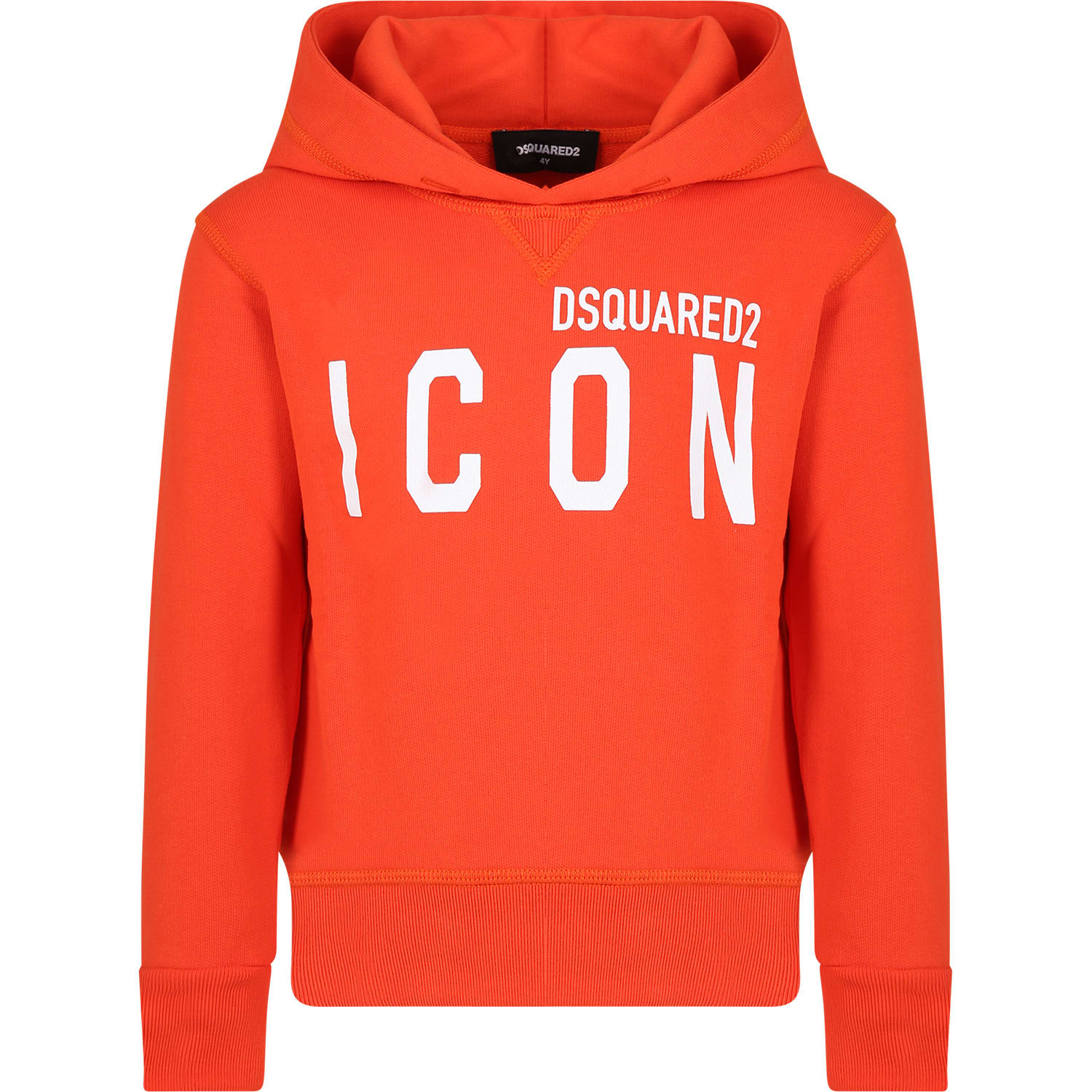 Dsquared2 Orange Sweat-shirt For Baby Kids With Logo